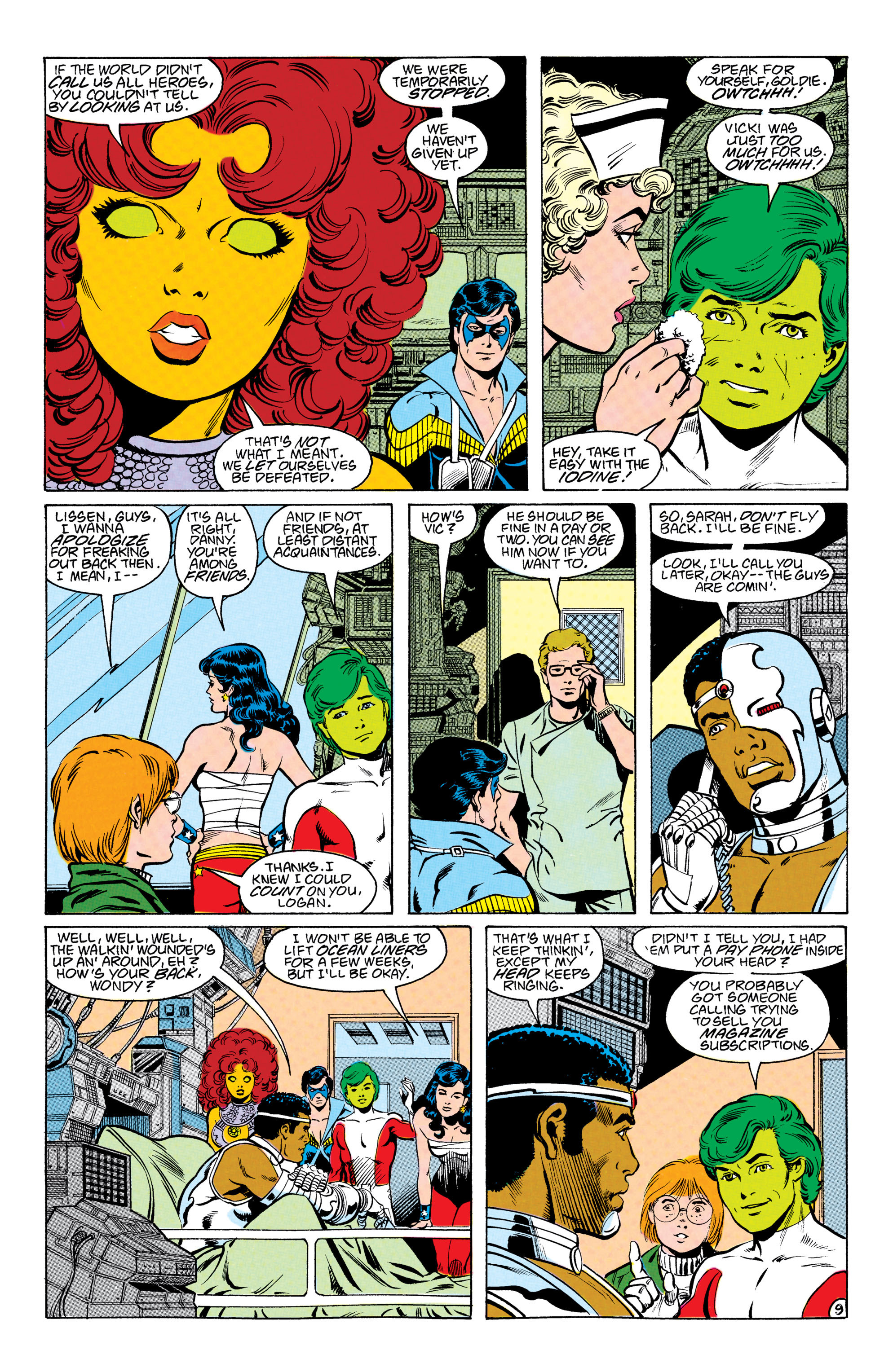 Read online The New Teen Titans (1984) comic -  Issue #46 - 10