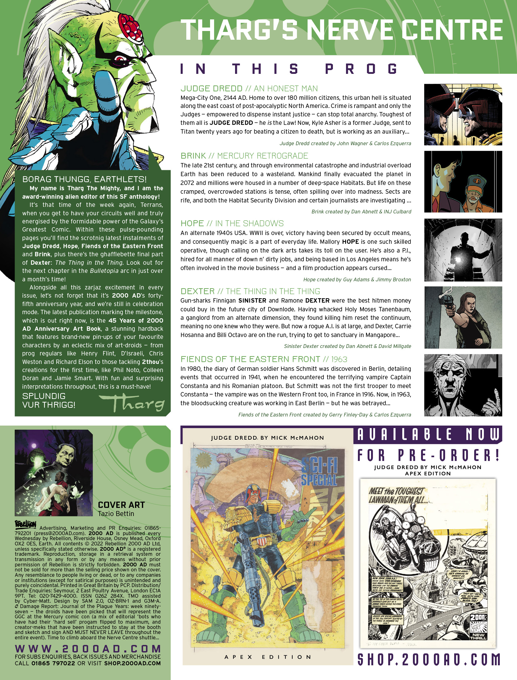 Read online 2000 AD comic -  Issue #2283 - 2