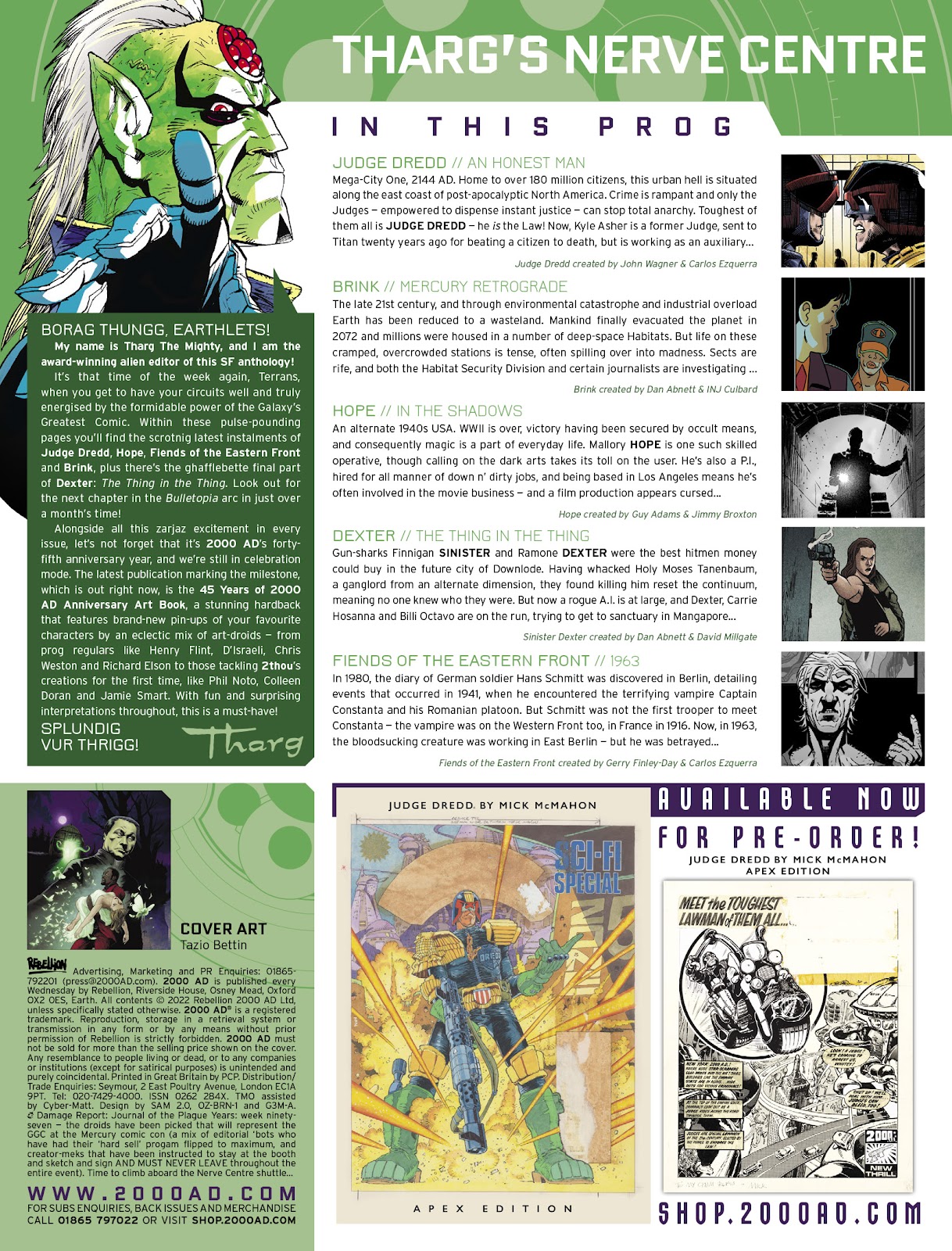 2000 AD issue 2283 - Page 2