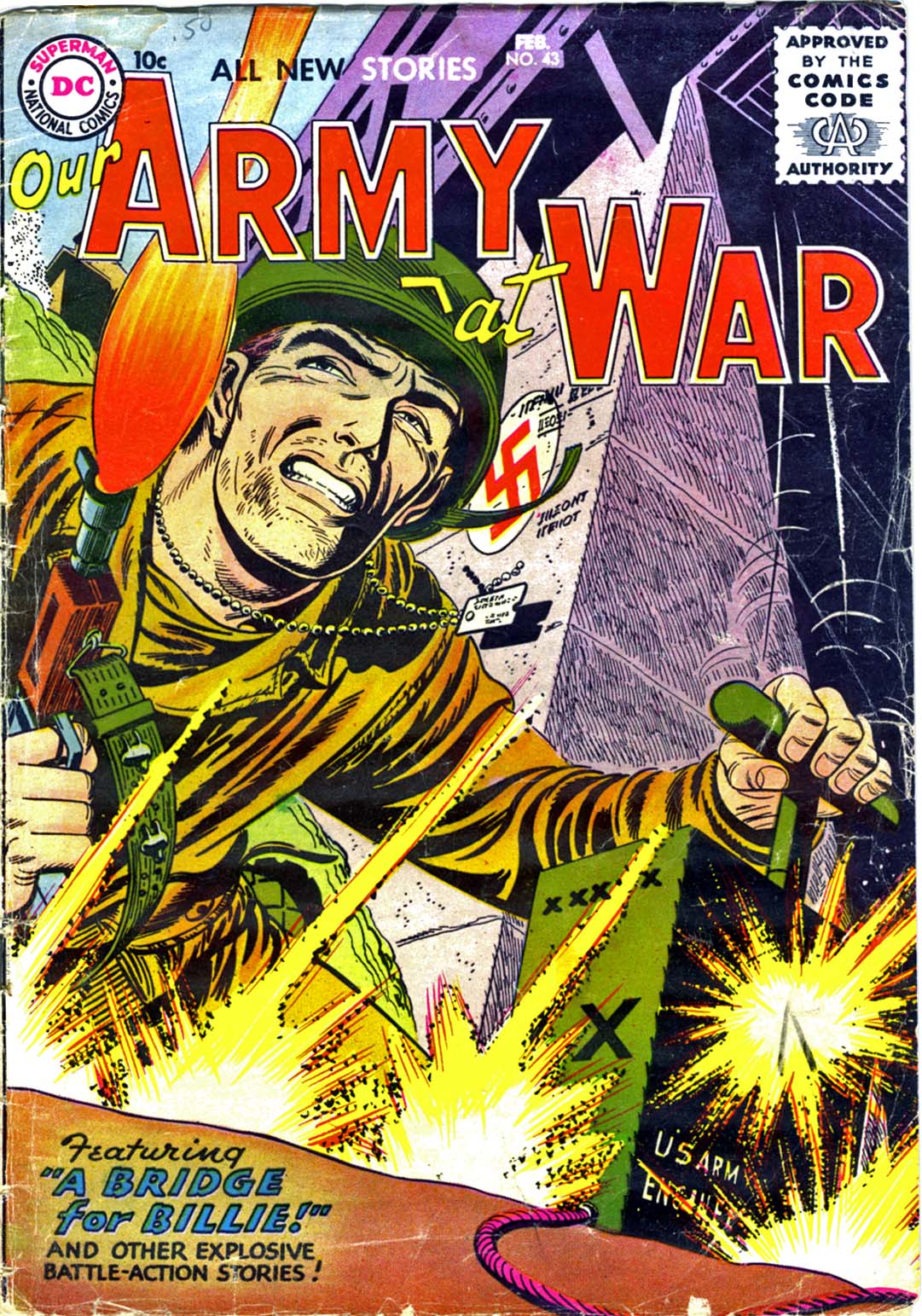 Read online Our Army at War (1952) comic -  Issue #43 - 1
