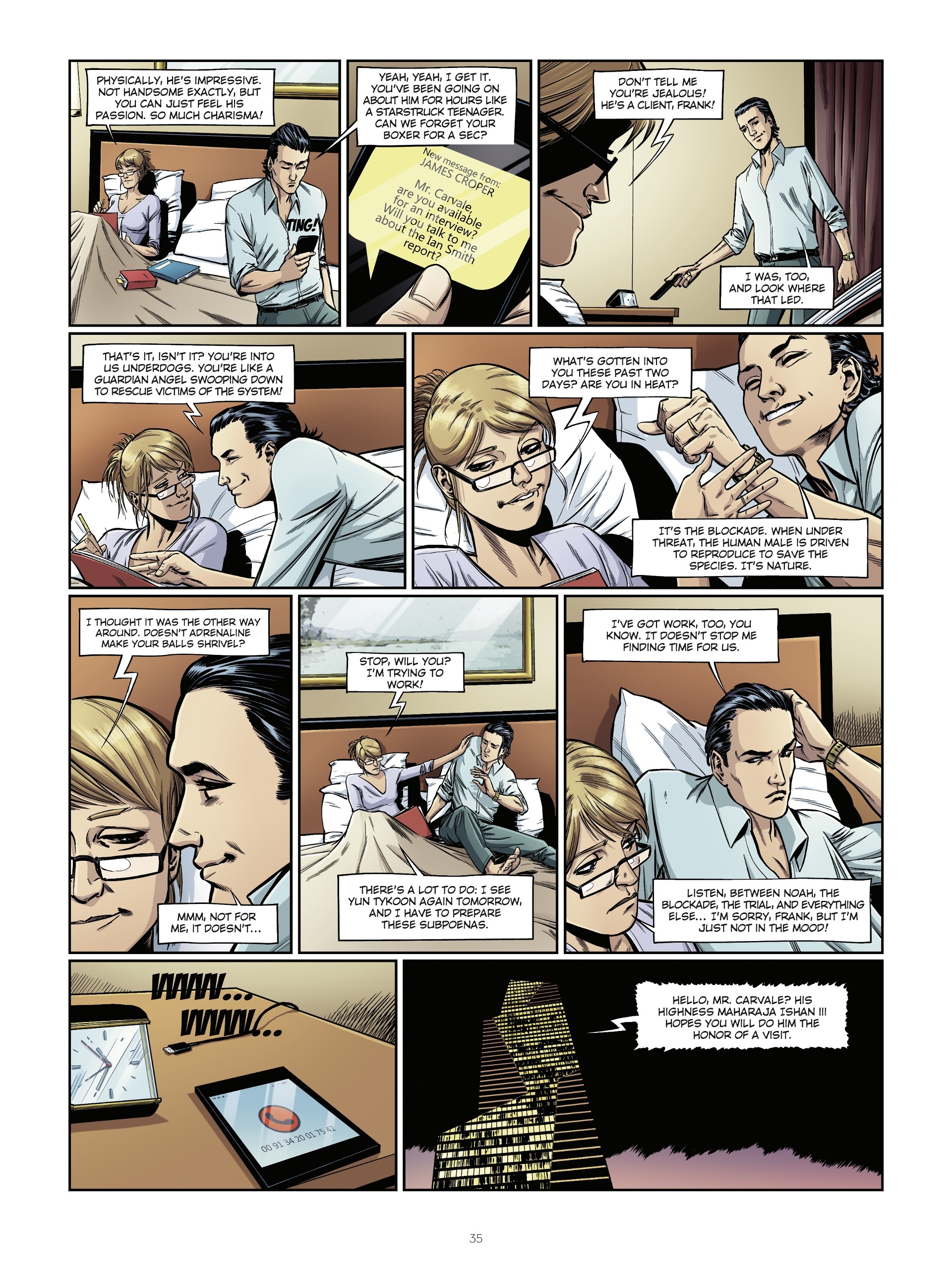 Read online Hedge Fund comic -  Issue #6 - 34