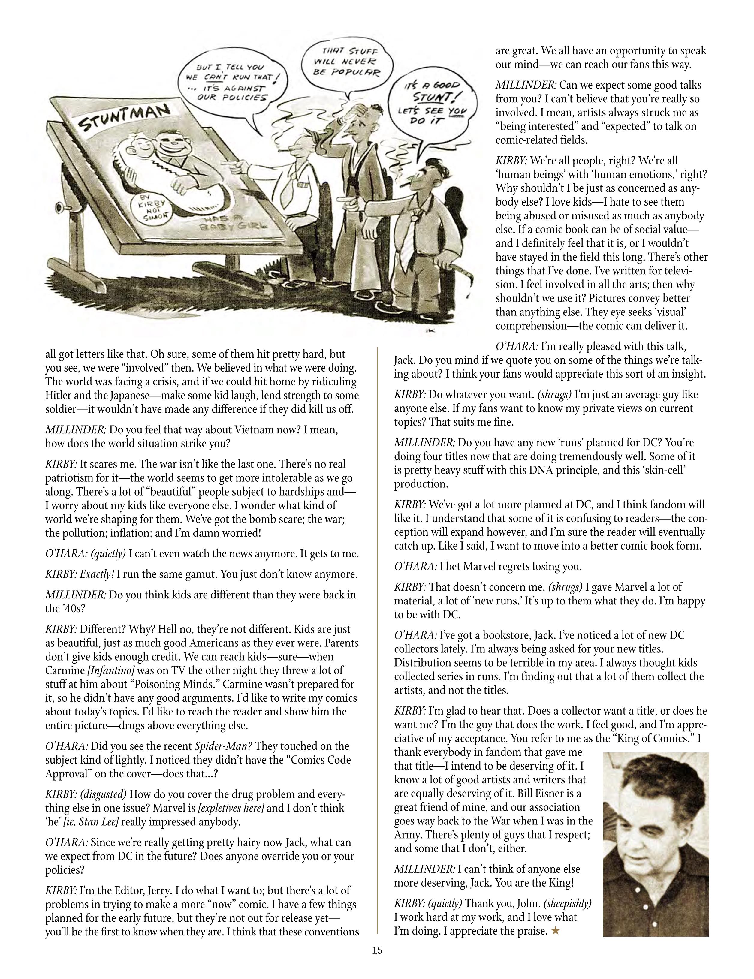 Read online The Jack Kirby Collector comic -  Issue #70 - 17