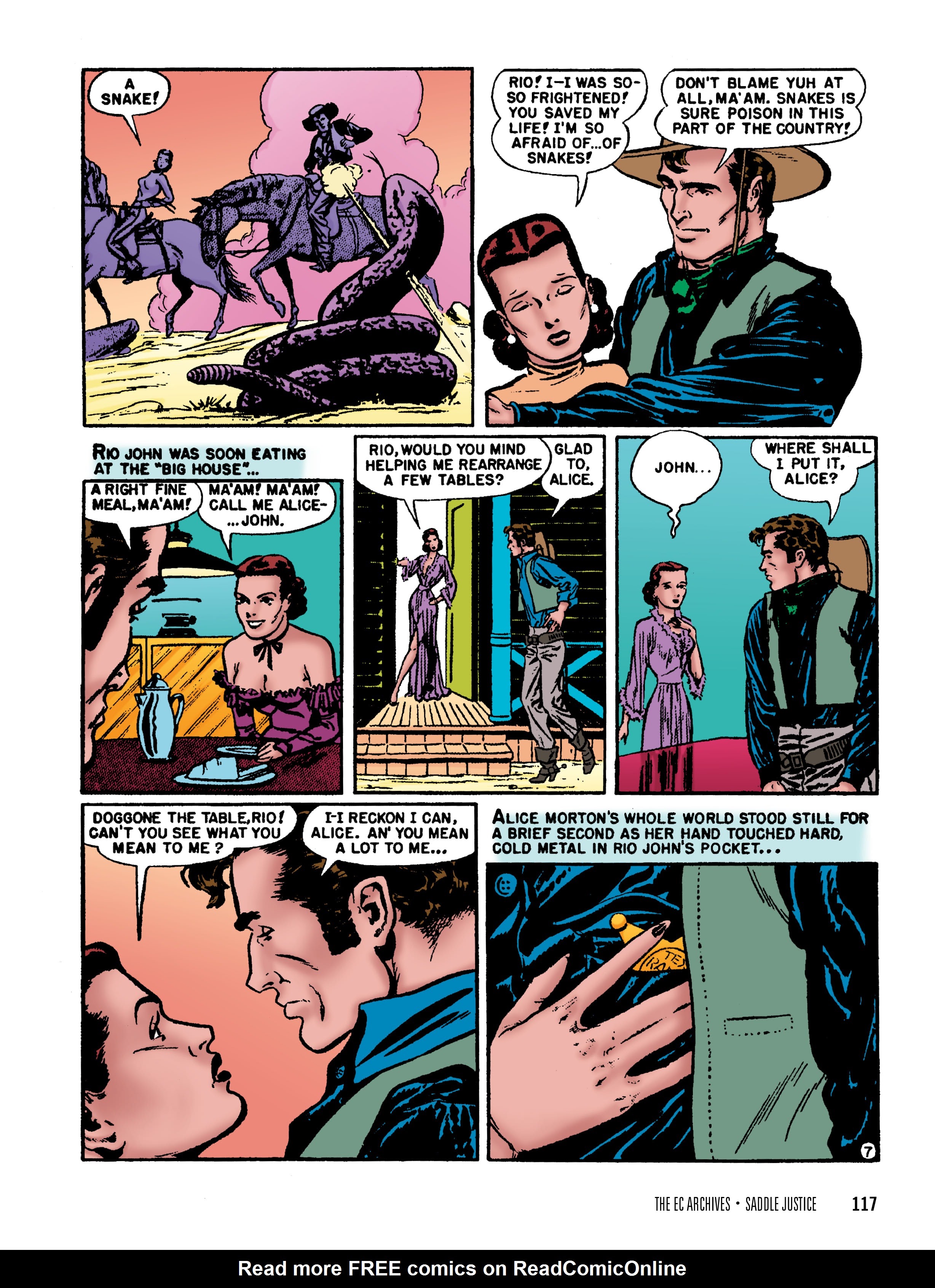 Read online The EC Archives: Saddle Justice comic -  Issue # TPB (Part 2) - 19