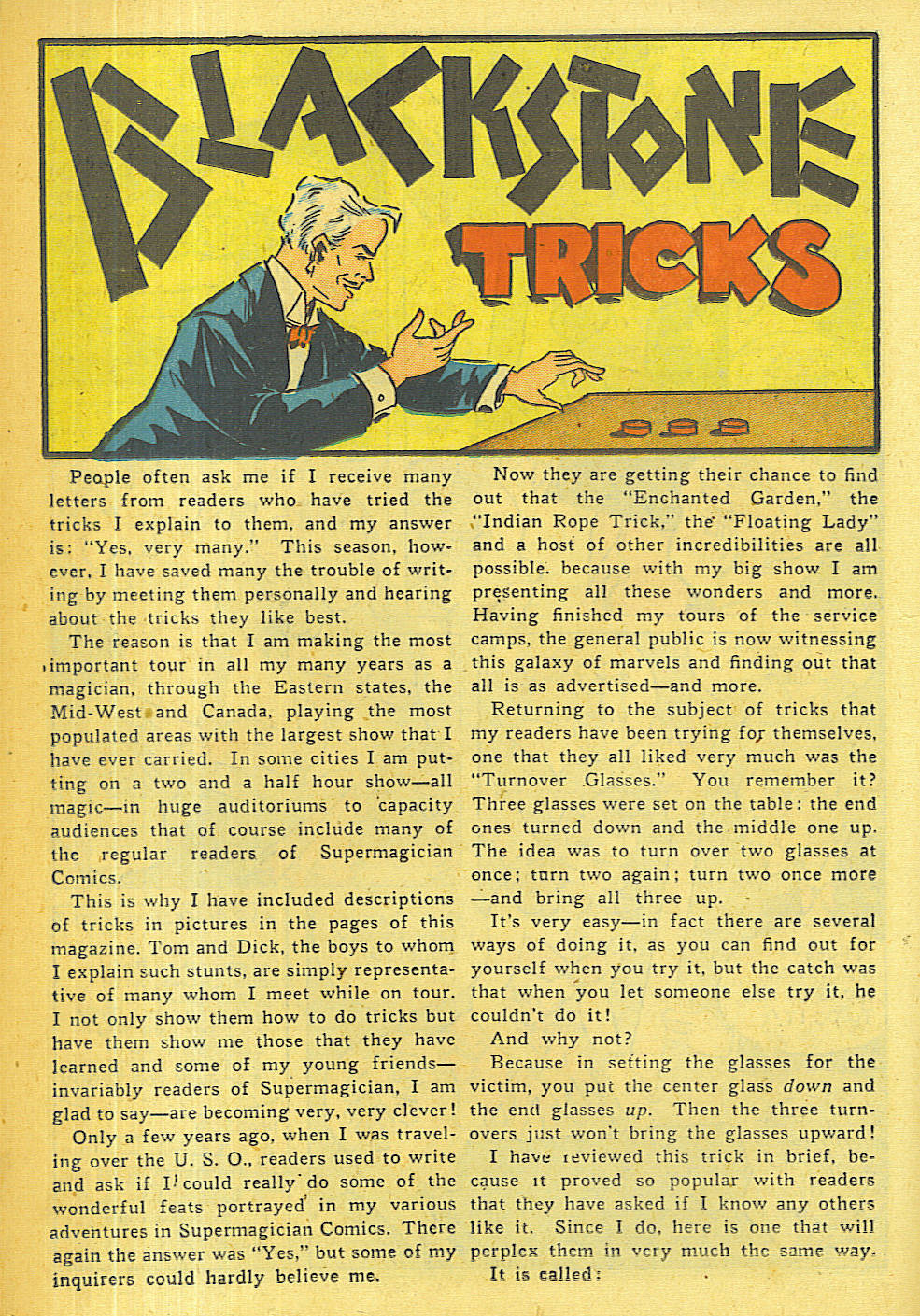 Read online Super-Magician Comics comic -  Issue #36 - 21