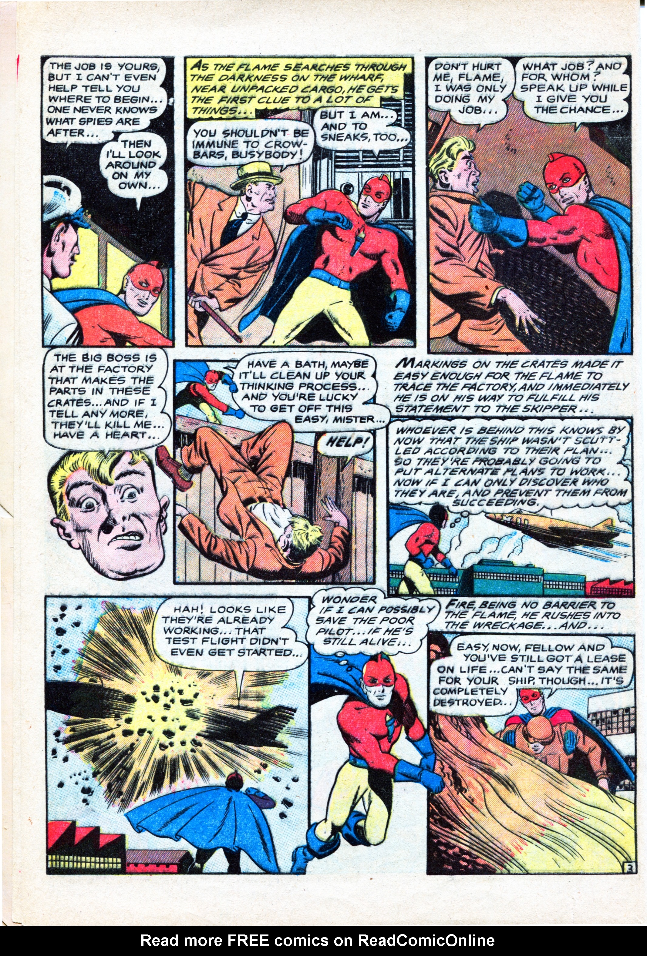 Read online The Flame comic -  Issue #3 - 7