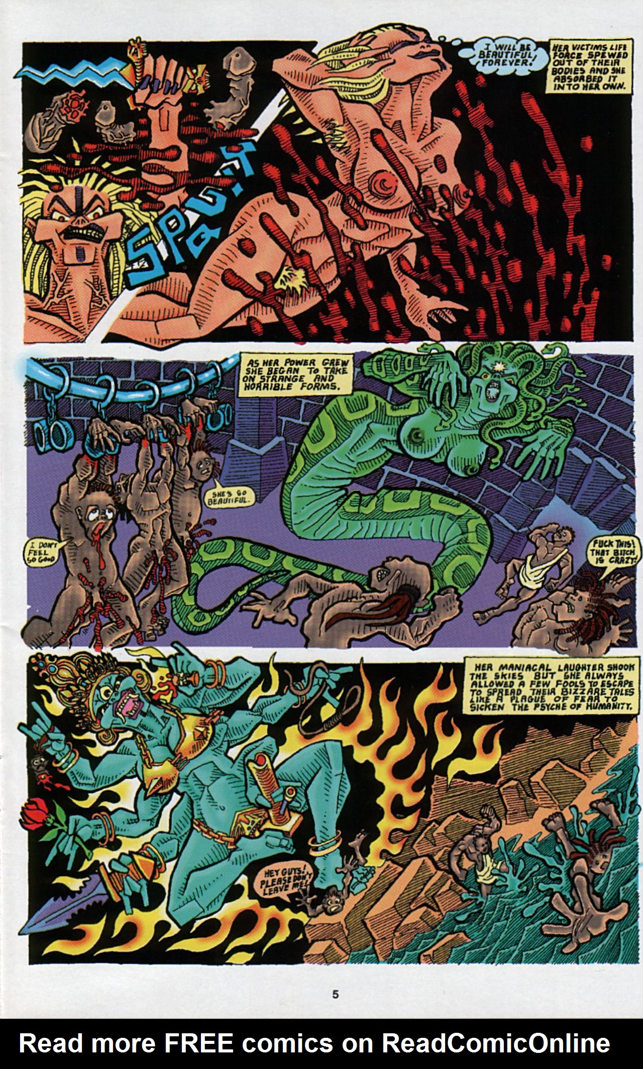 Read online Slavepit Funnies Featuring Gwar comic -  Issue #5 - 7