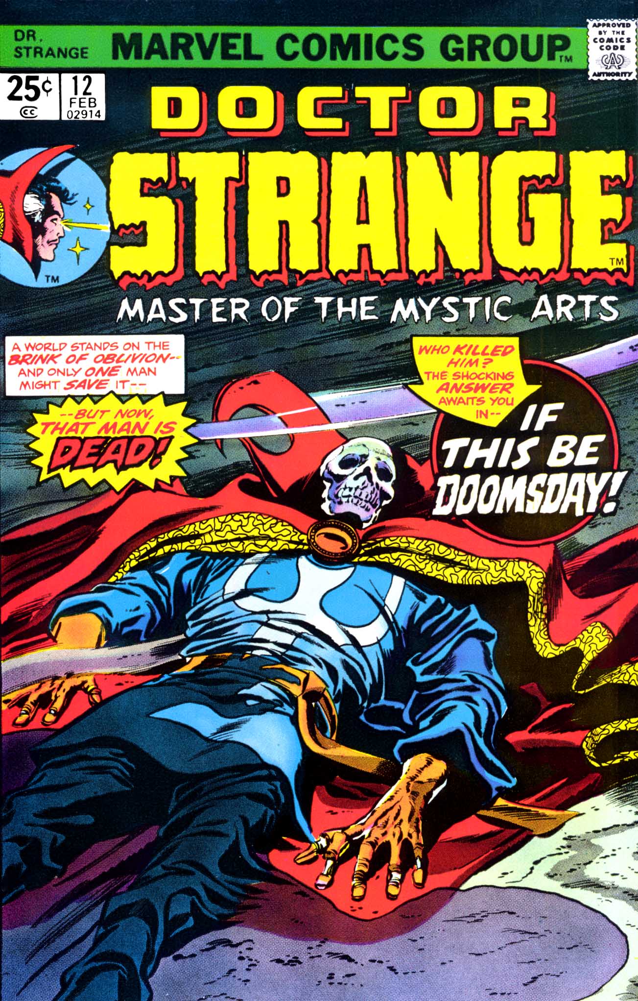 Read online Doctor Strange (1974) comic -  Issue #12 - 1