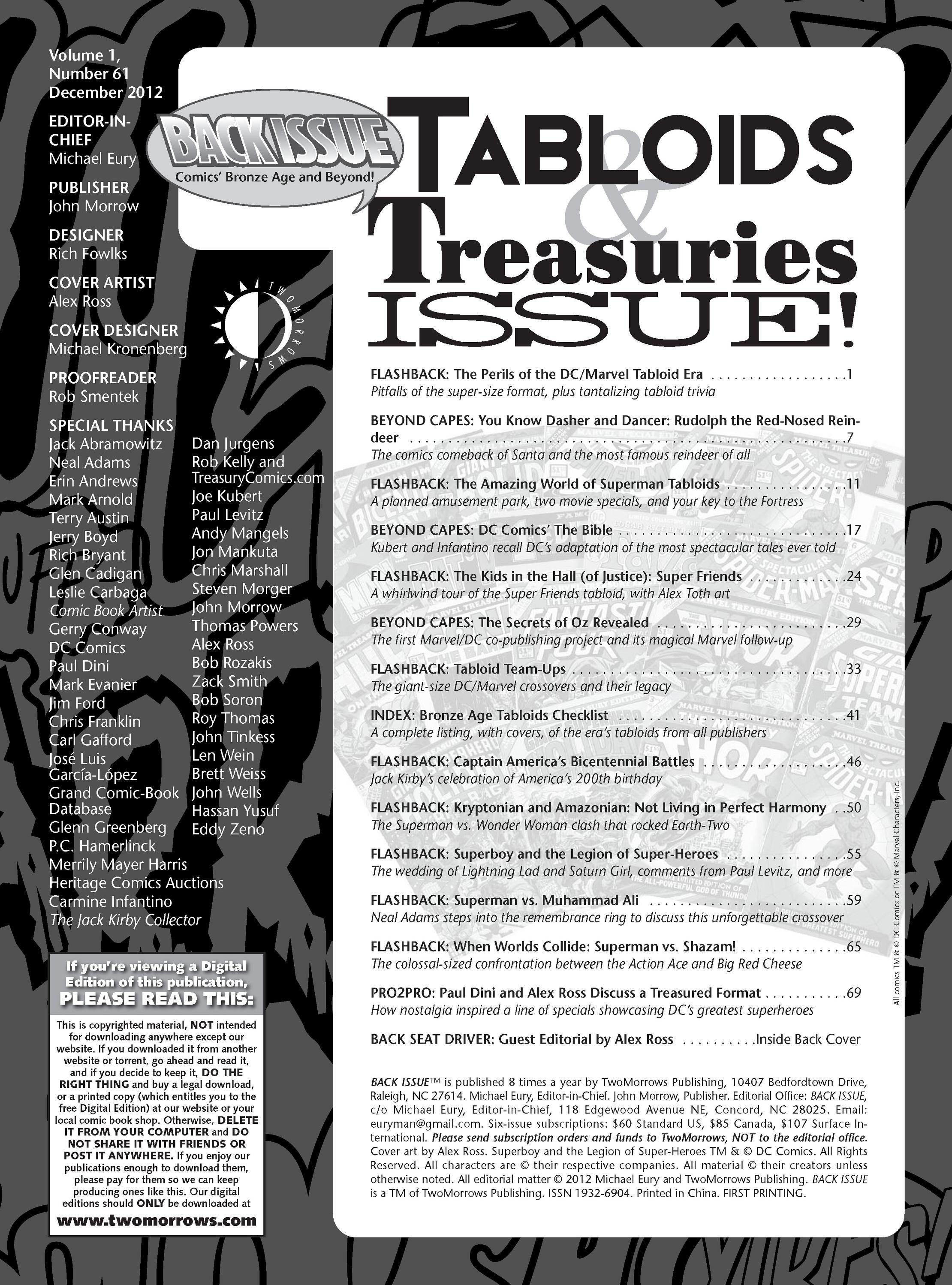 Read online Back Issue comic -  Issue #61 - 2