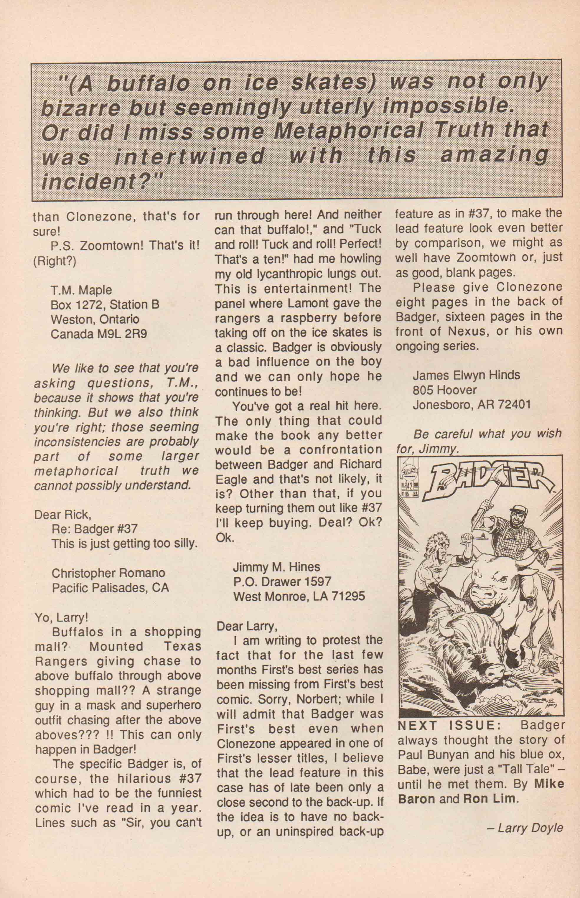 Read online The Badger comic -  Issue #41 - 34