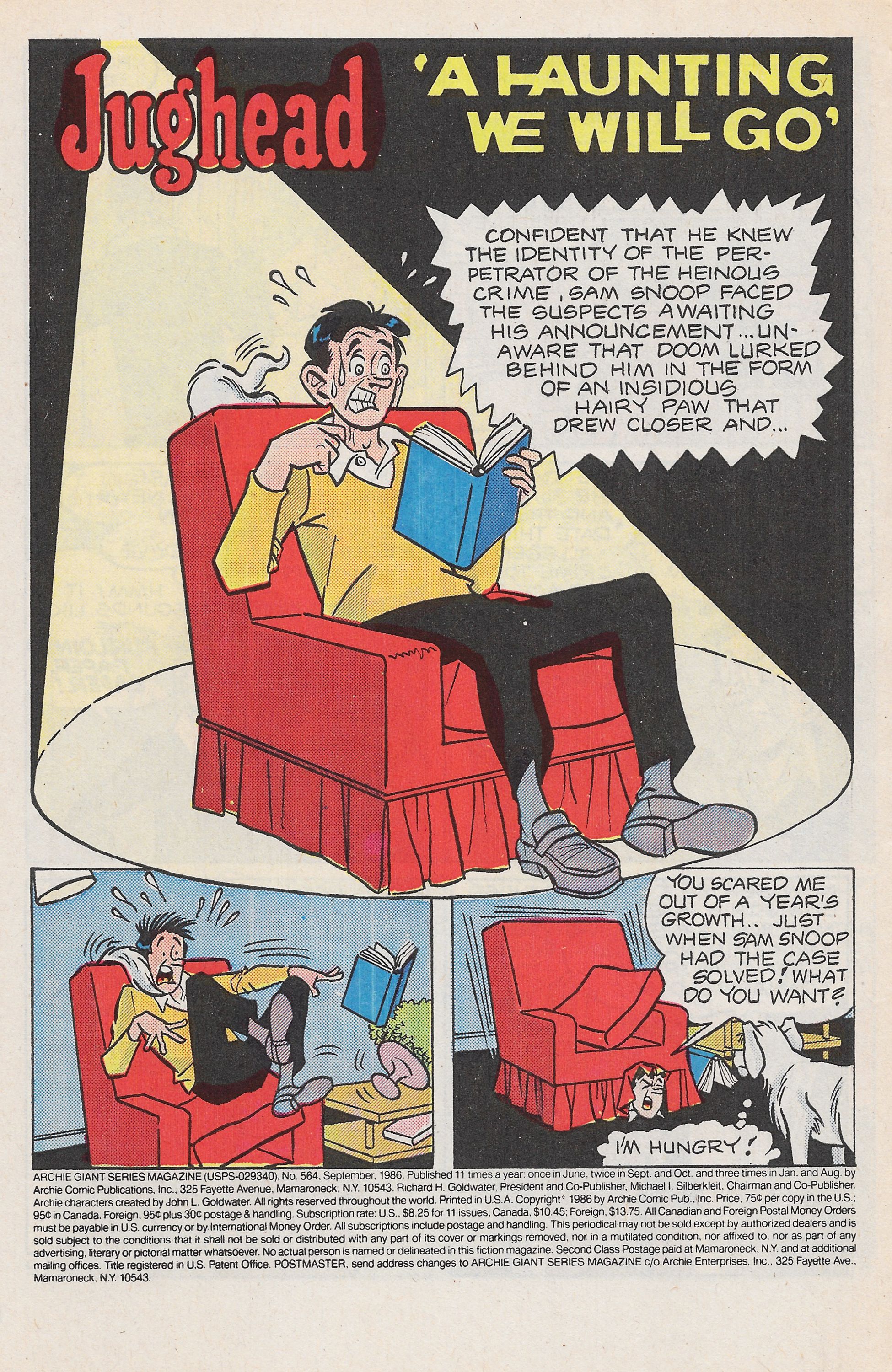 Read online Archie Giant Series Magazine comic -  Issue #564 - 3