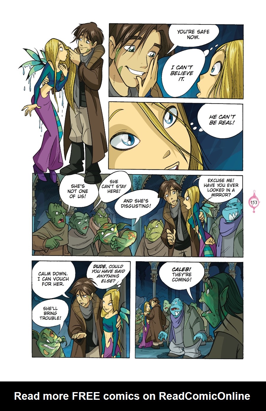 Read online W.i.t.c.h. Graphic Novels comic -  Issue # TPB 2 - 154