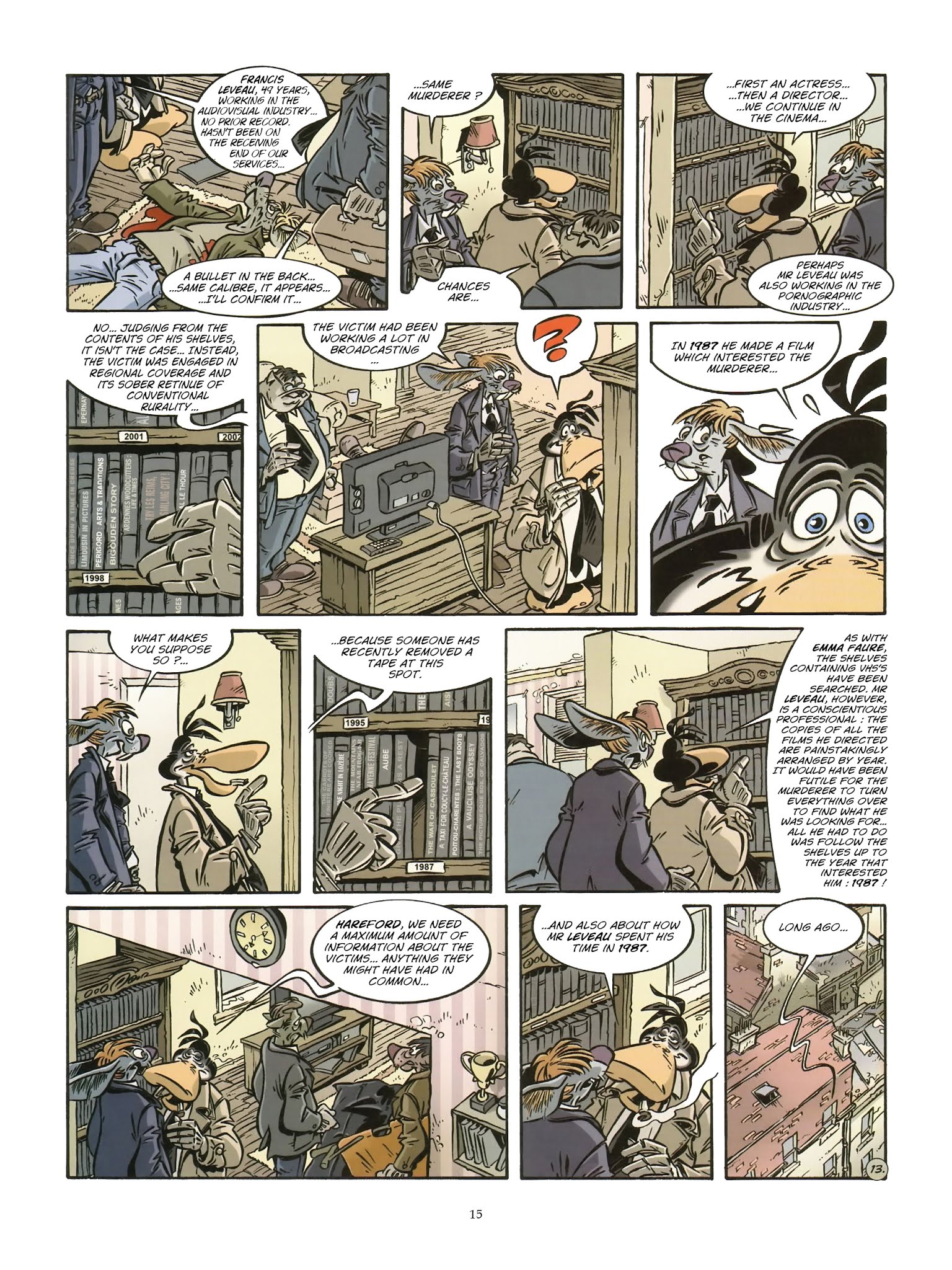 Read online Une enquête de l'inspecteur Canardo comic -  Issue #17 - 17
