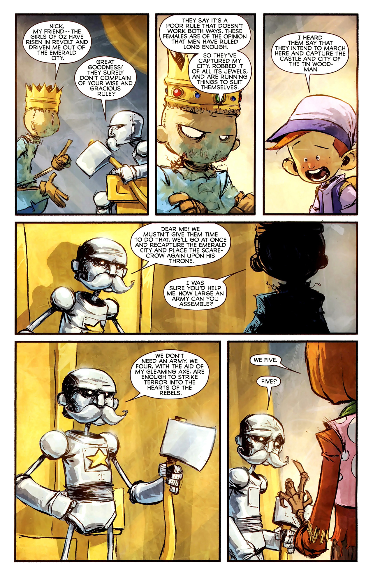 Read online The Marvelous Land of Oz comic -  Issue #4 - 6