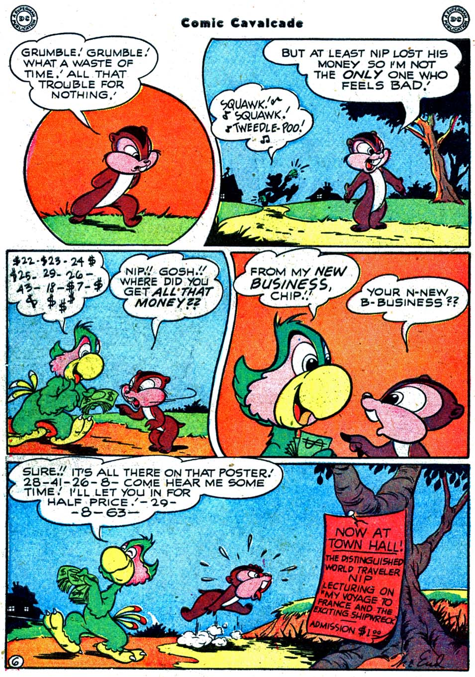 Read online Comic Cavalcade comic -  Issue #32 - 54