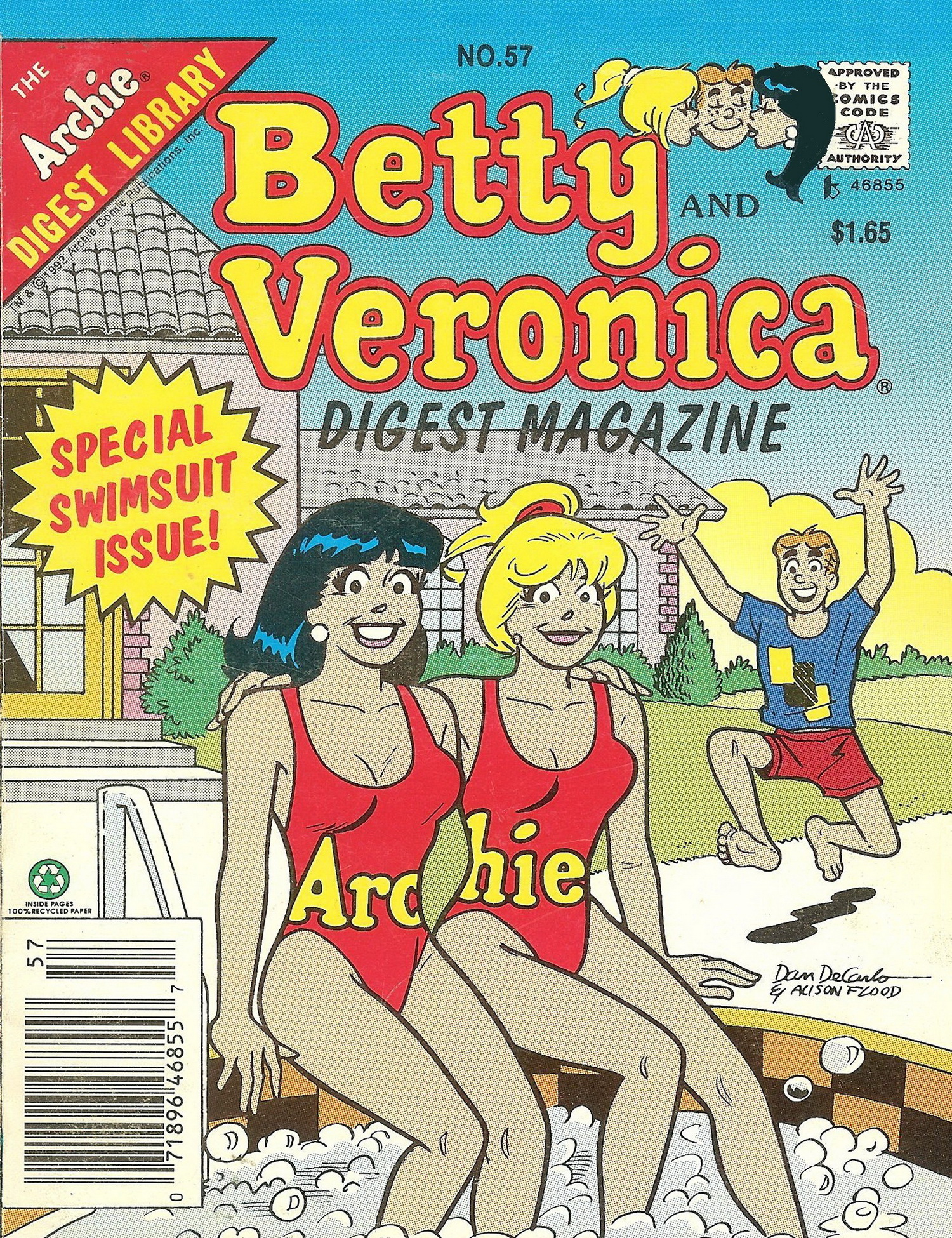 Read online Betty and Veronica Digest Magazine comic -  Issue #57 - 1