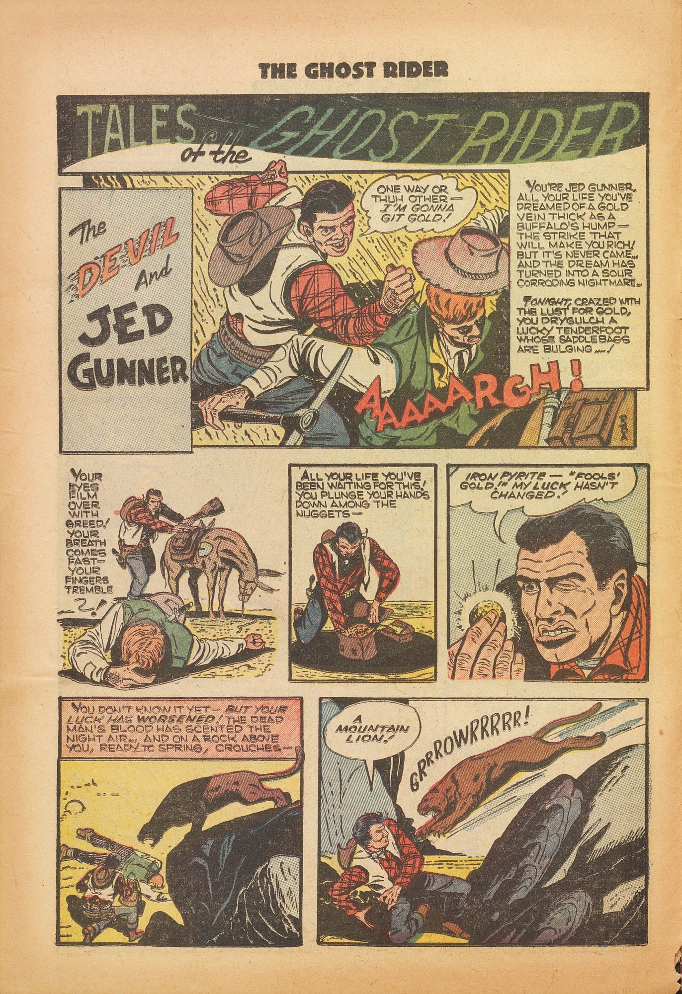 Read online The Ghost Rider (1950) comic -  Issue #10 - 10