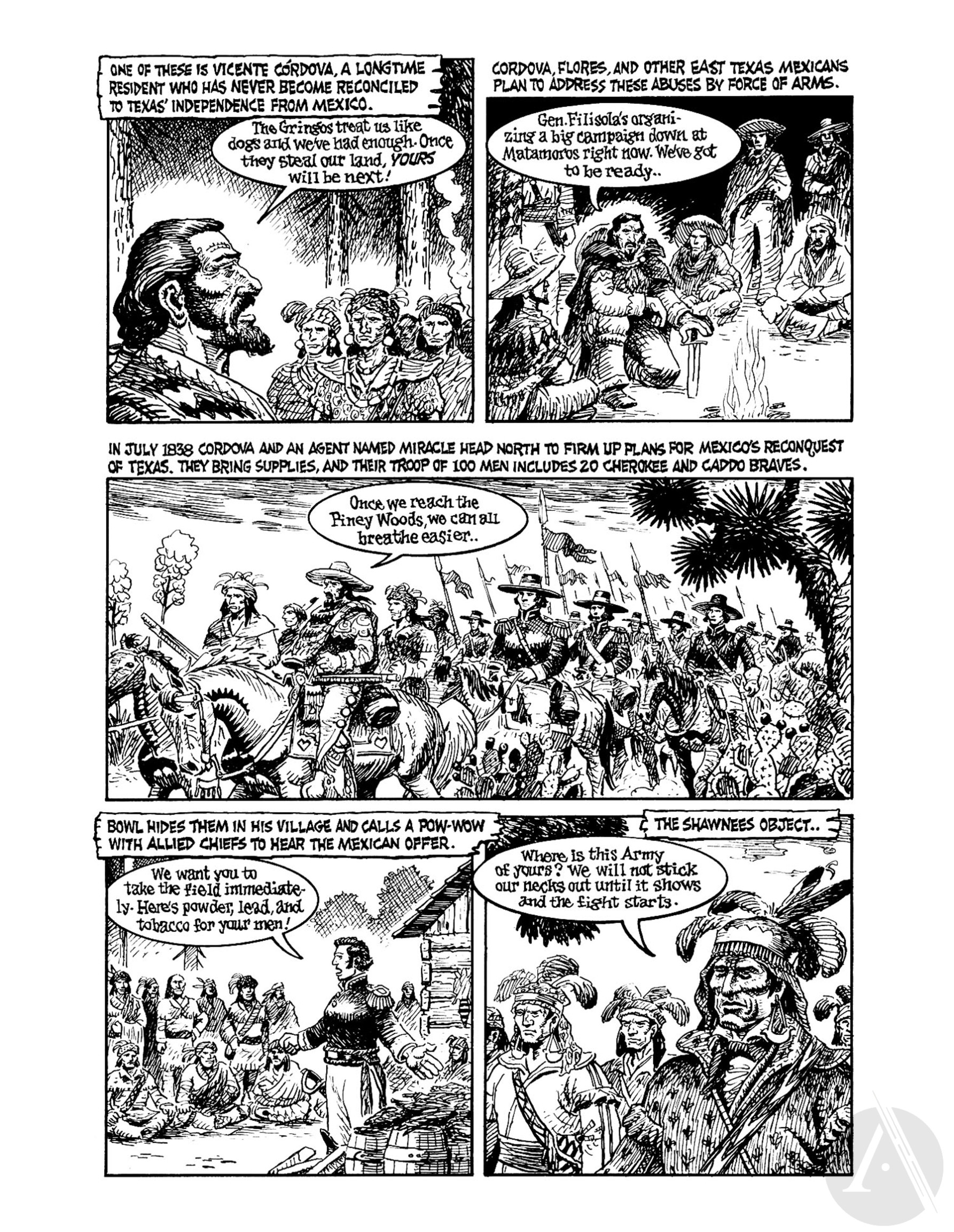 Read online Indian Lover: Sam Houston & the Cherokees comic -  Issue # TPB - 76