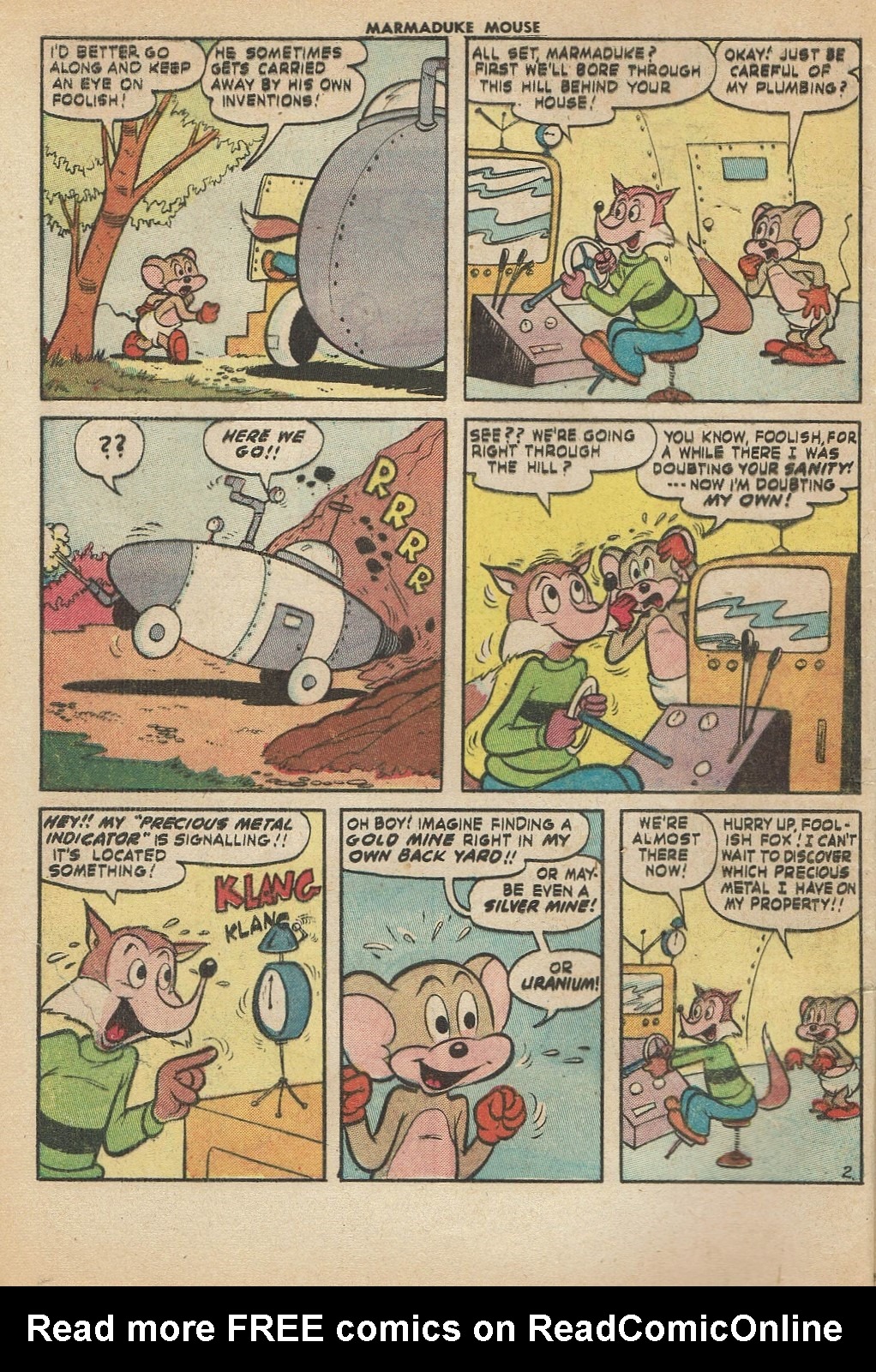 Read online Marmaduke Mouse comic -  Issue #47 - 4