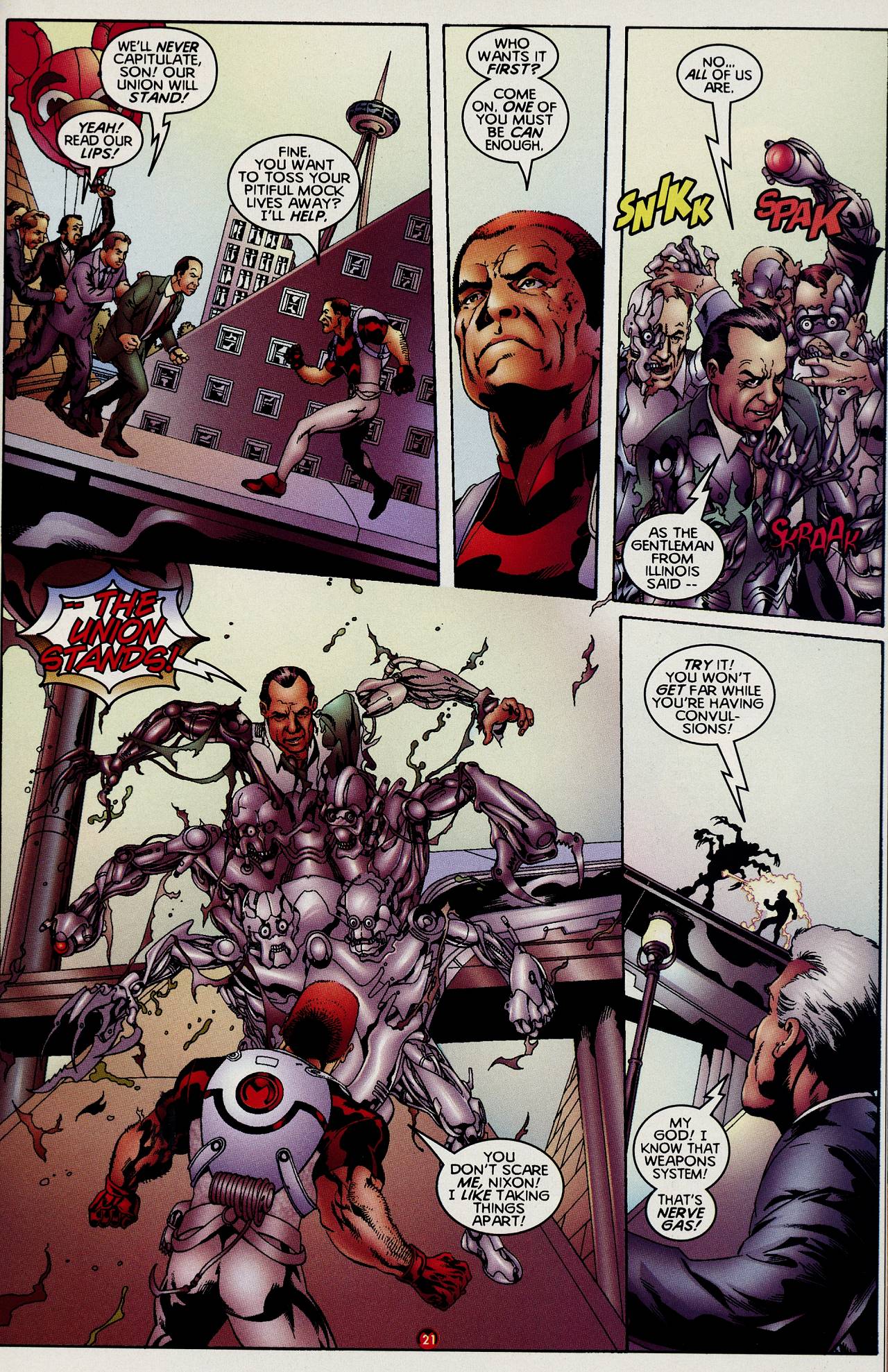Read online Magnus Robot Fighter (1997) comic -  Issue #5 - 16