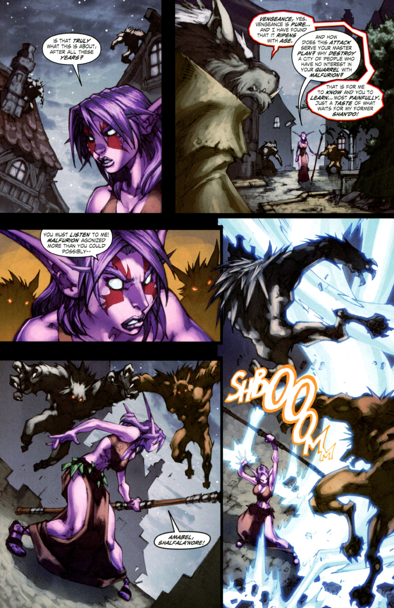 Read online World of Warcraft: Curse of the Worgen comic -  Issue #4 - 7