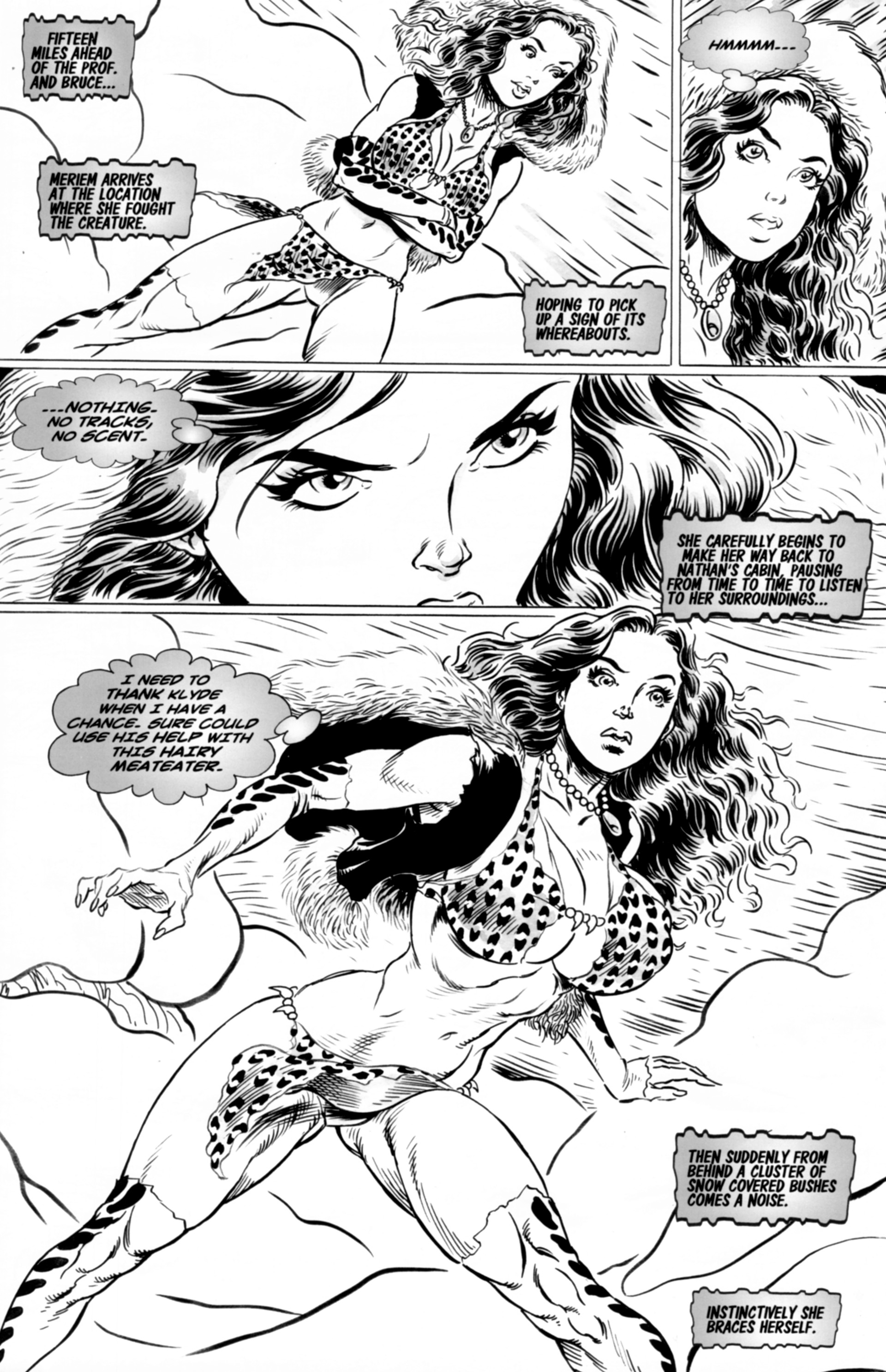 Read online Cavewoman: Snow comic -  Issue #4 - 14