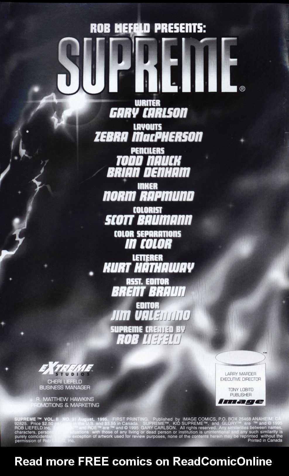 Read online Supreme (1992) comic -  Issue #31 - 2