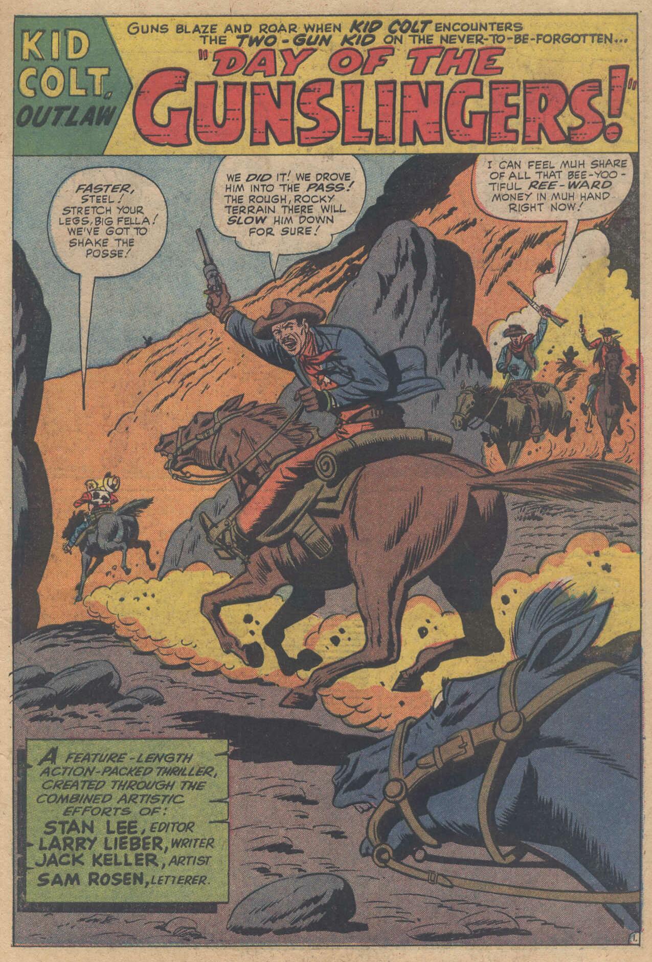 Read online Kid Colt Outlaw comic -  Issue #125 - 3