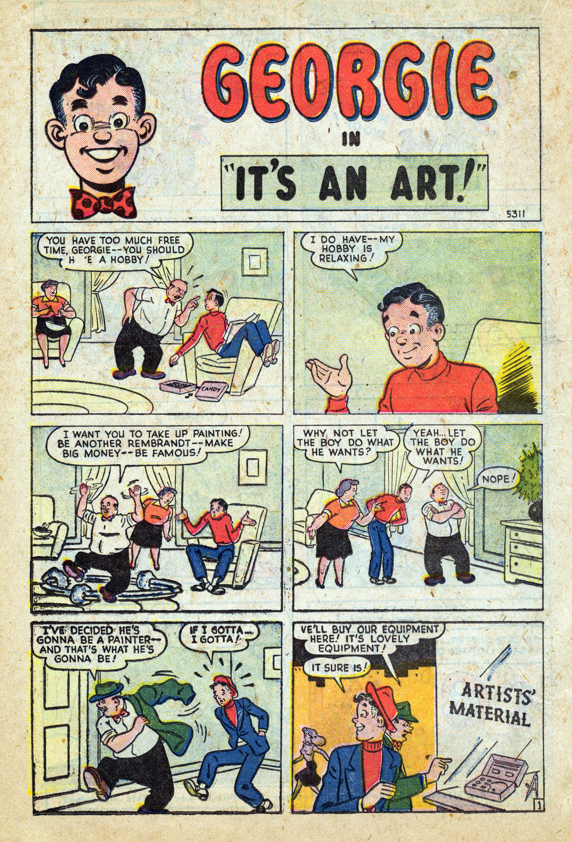 Read online Georgie Comics (1949) comic -  Issue #24 - 28