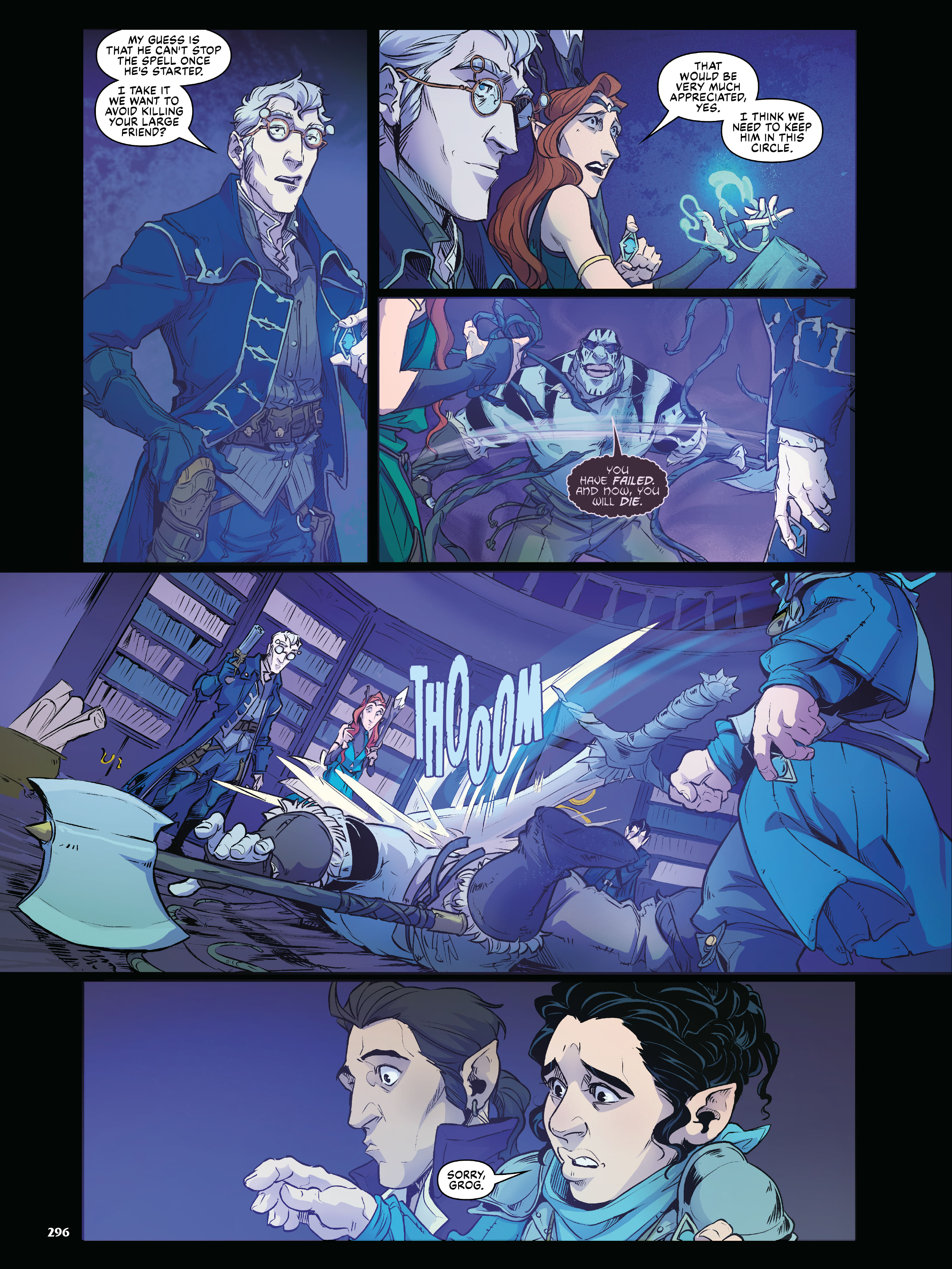 Read online Critical Role Vox Machina Origins comic -  Issue # (2019) _TPB Library Edition (Part 3) - 97