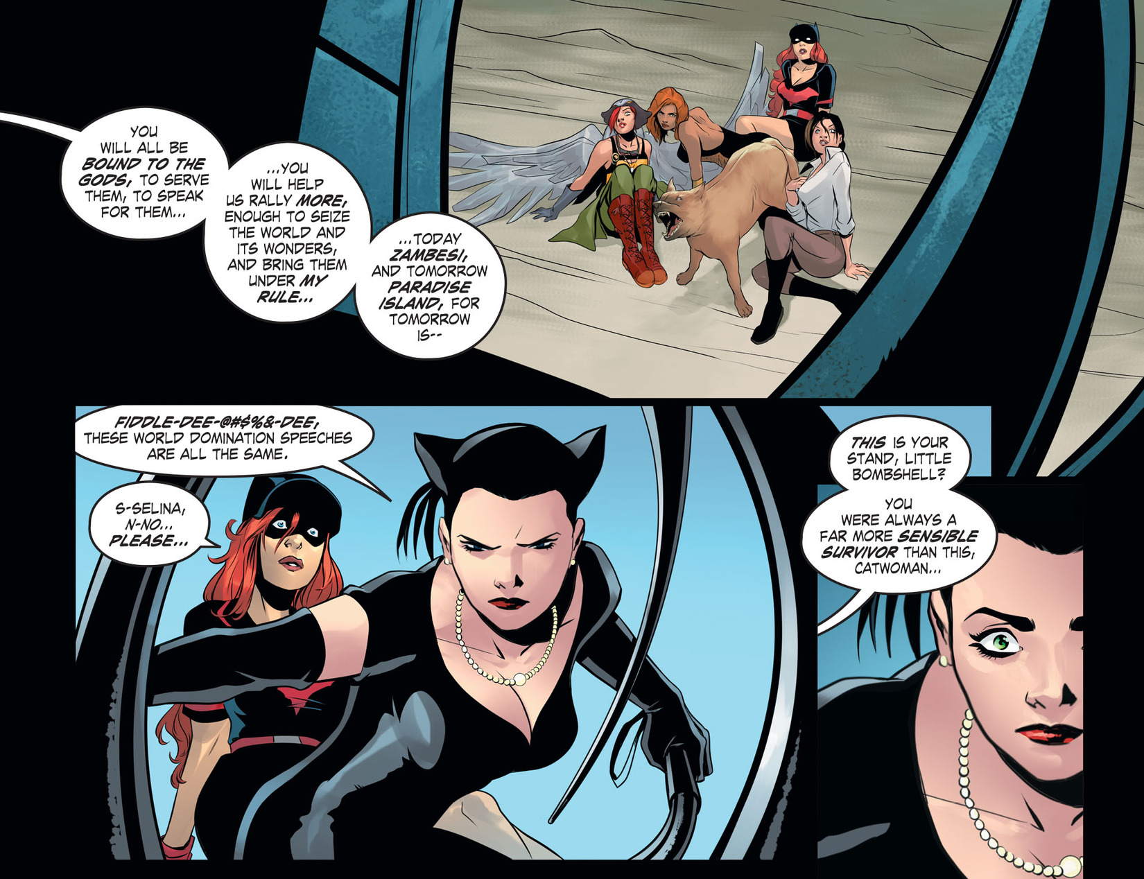 Read online DC Comics: Bombshells comic -  Issue #66 - 17