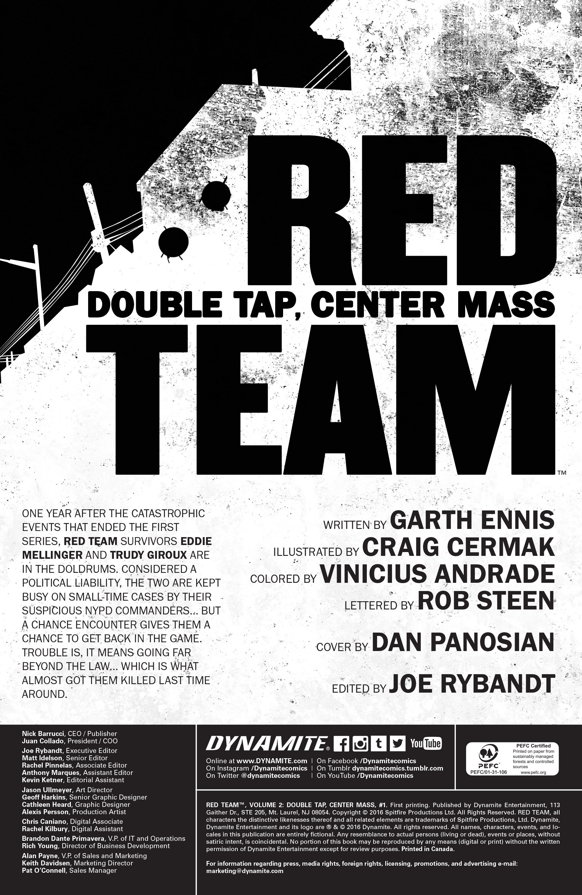 Read online Red Team: Double Tap, Center Mass comic -  Issue #1 - 2