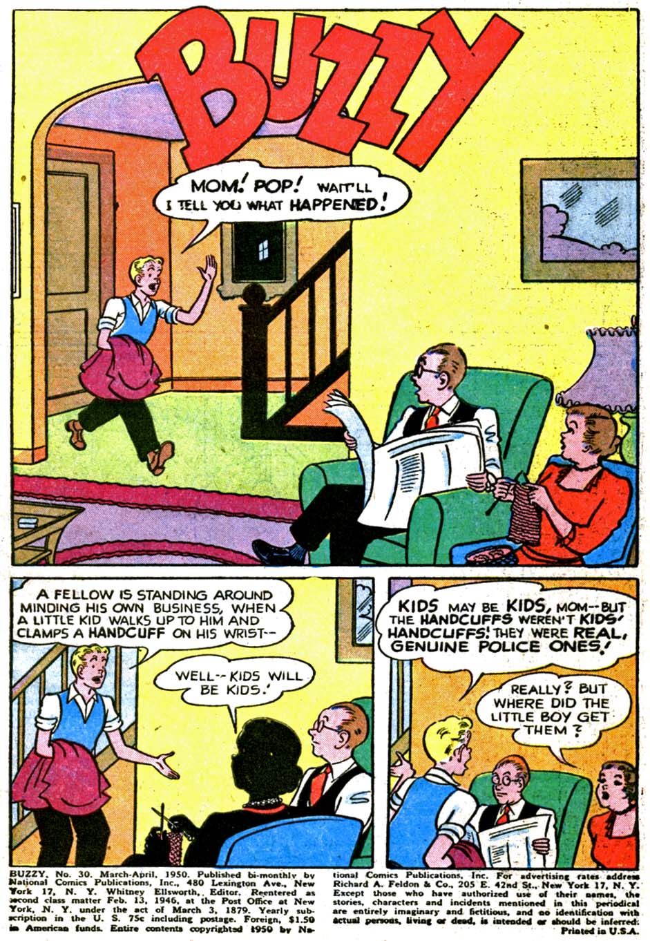 Read online Buzzy comic -  Issue #30 - 3
