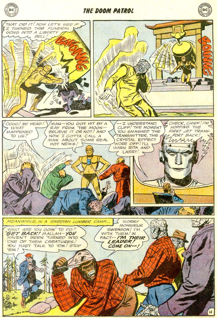 Read online Doom Patrol (1964) comic -  Issue #97 - 18