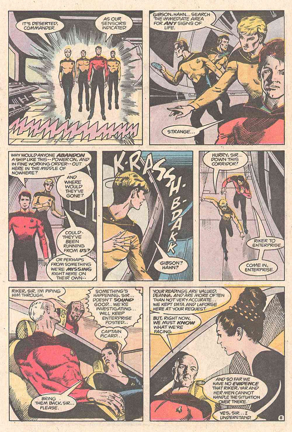 Read online Star Trek: The Next Generation (1988) comic -  Issue #3 - 9