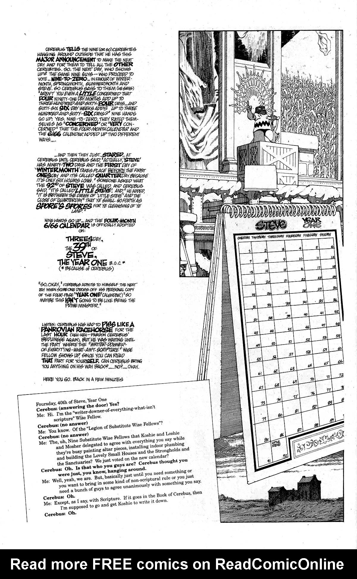 Read online Cerebus comic -  Issue #278 - 8