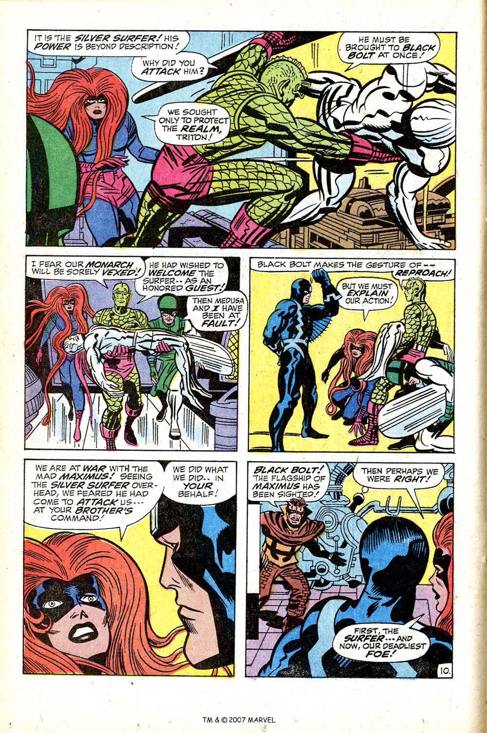 Read online Silver Surfer (1968) comic -  Issue #18 - 16