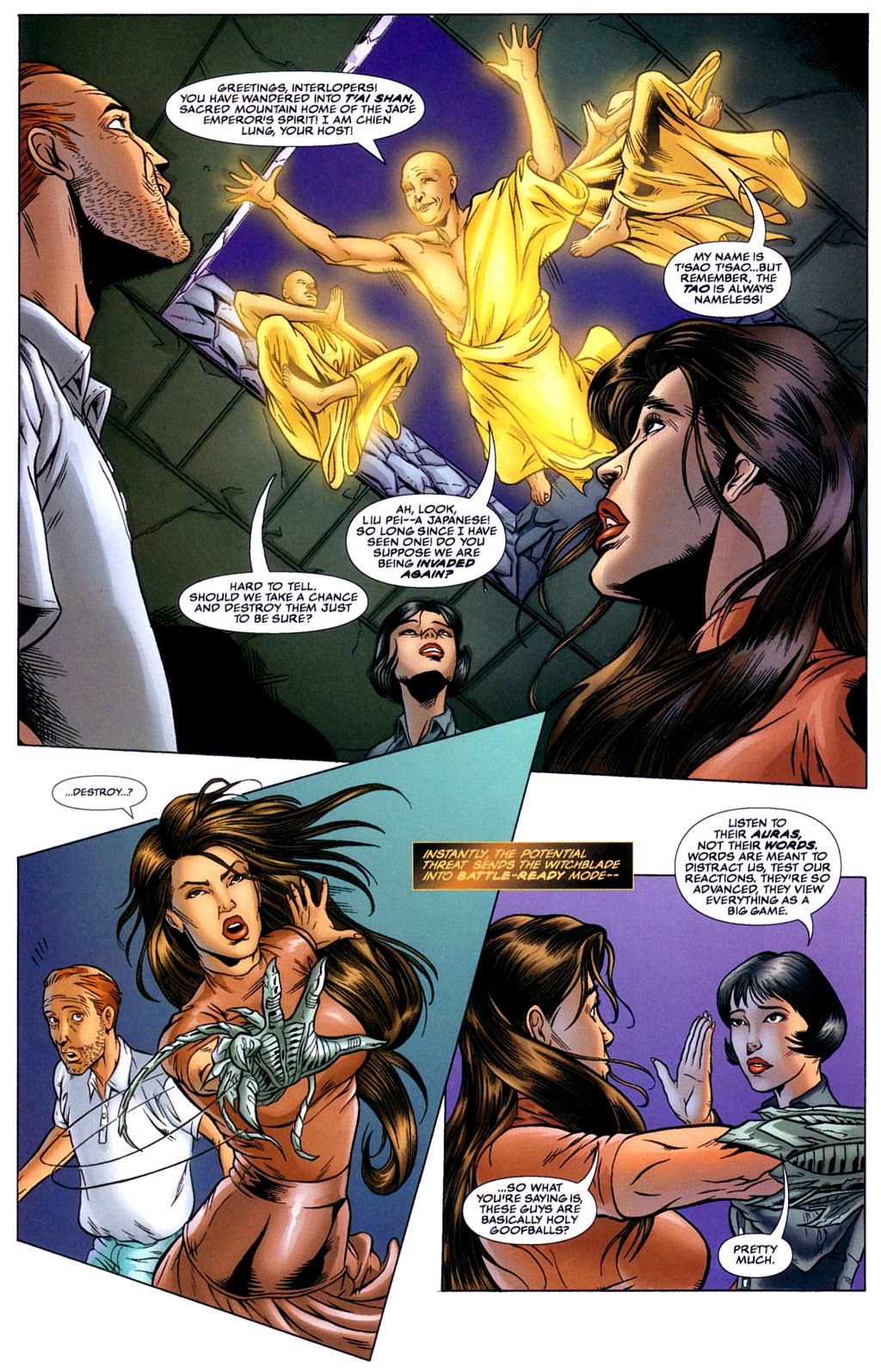 Read online Tomoe/Witchblade: Fire Sermon comic -  Issue # Full - 29