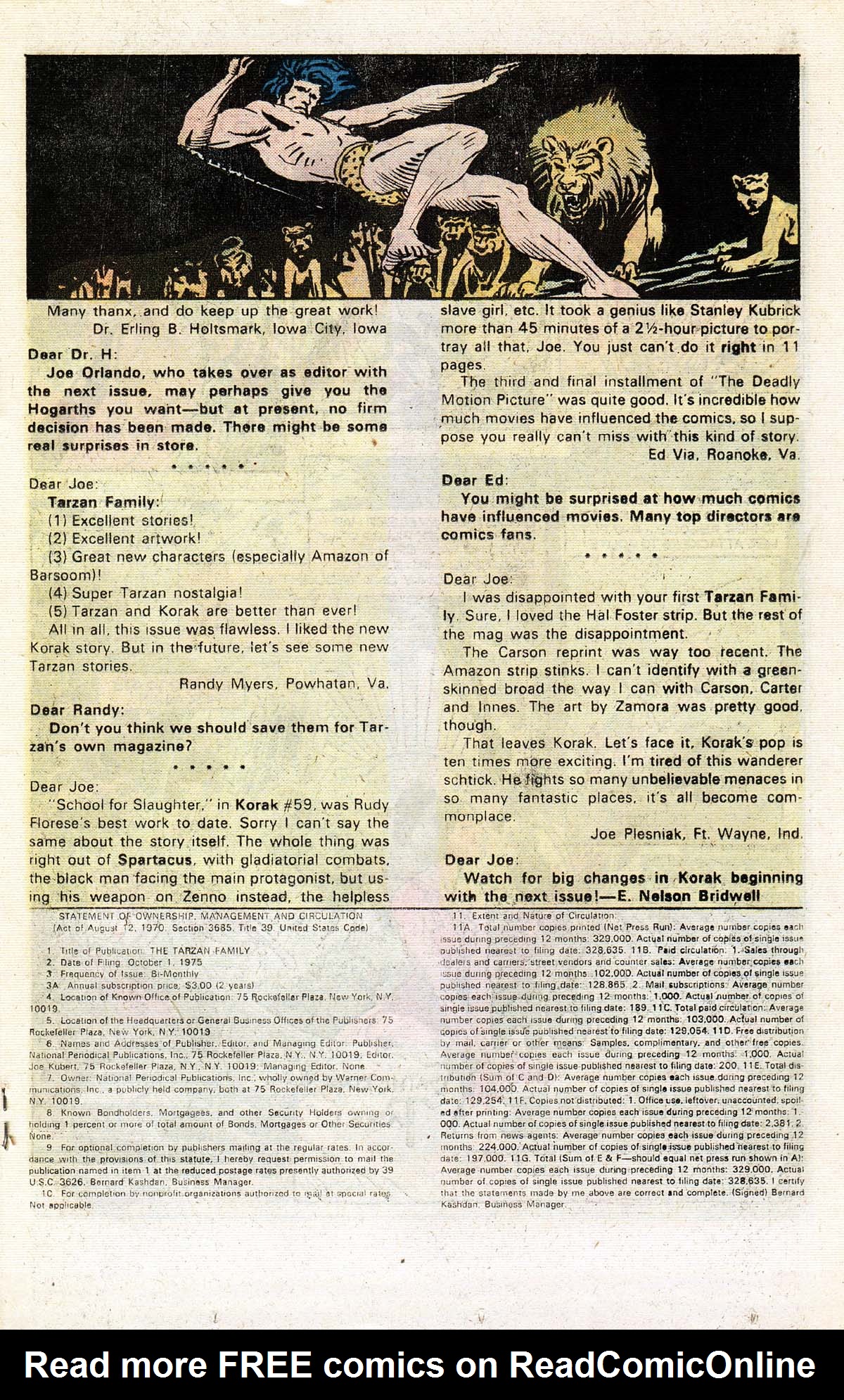 Read online Tarzan Family comic -  Issue #63 - 26