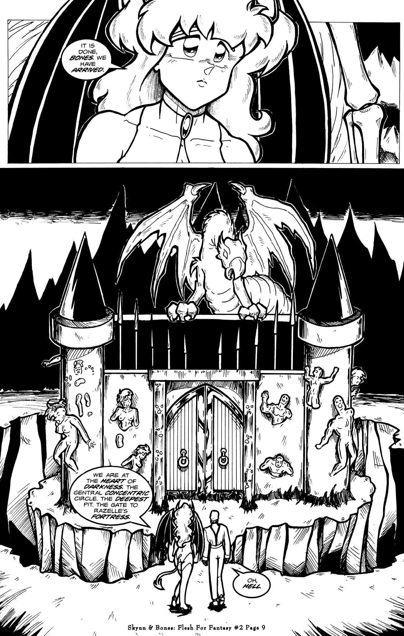 Read online Skynn & Bones: Flesh for Fantasy comic -  Issue #2 - 11