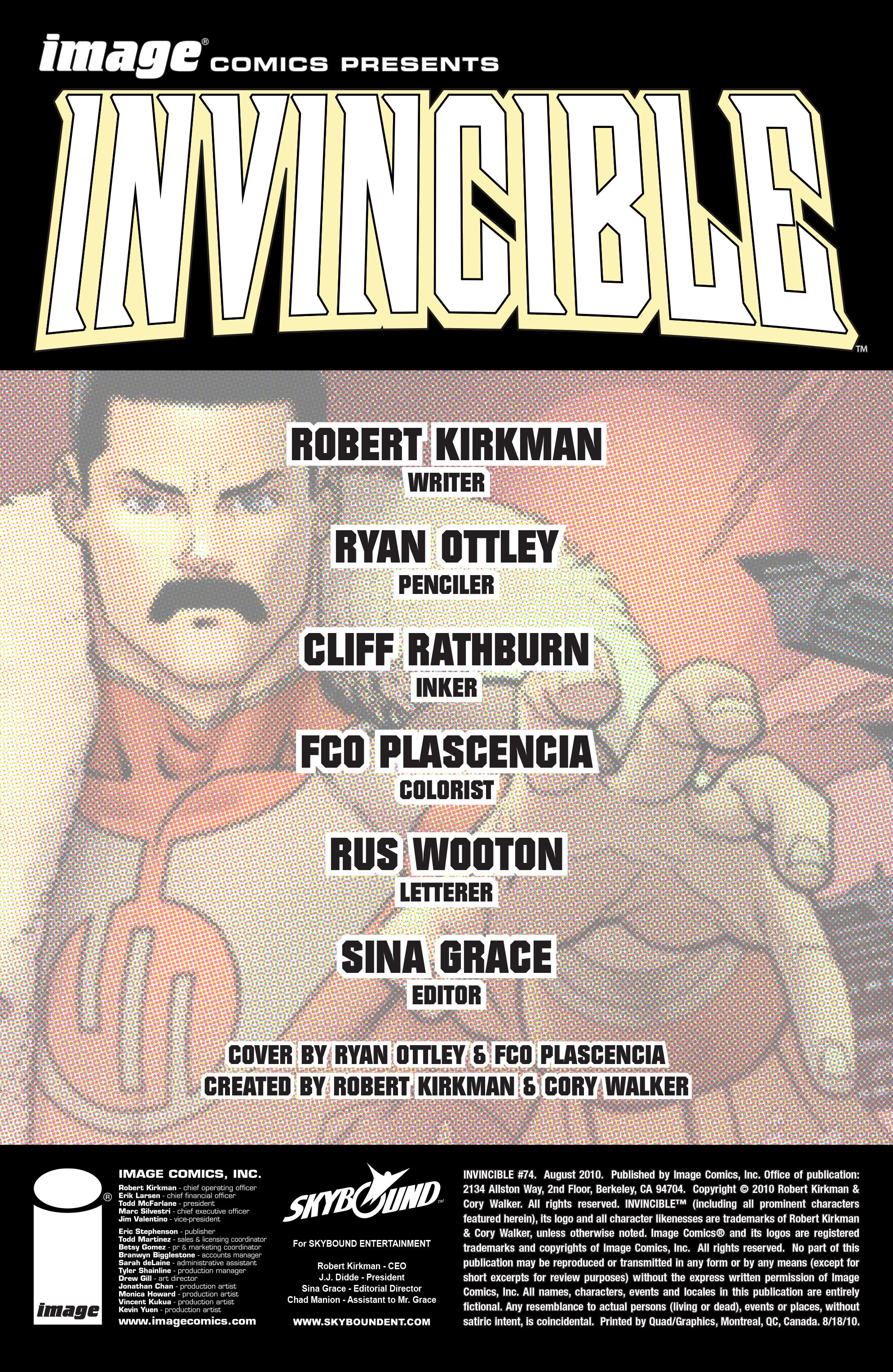 Read online Invincible comic -  Issue #74 - 2