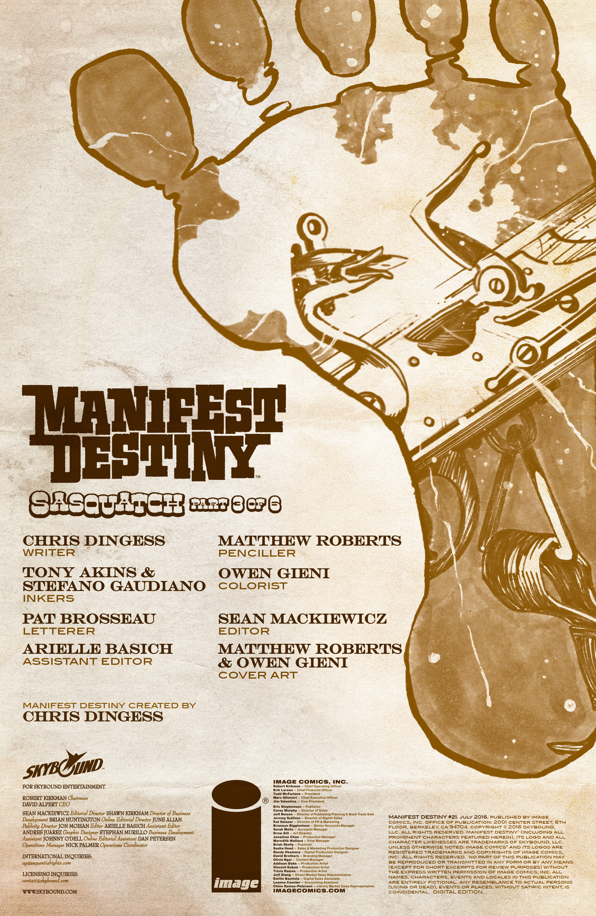 Read online Manifest Destiny comic -  Issue #21 - 2