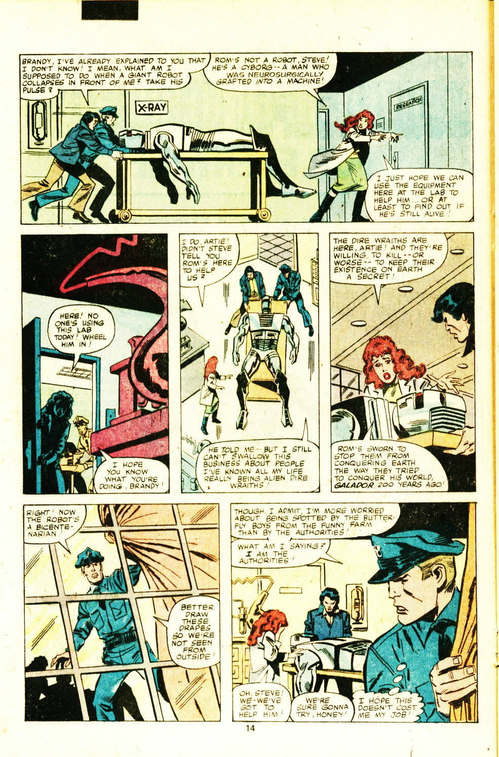 Read online ROM (1979) comic -  Issue #7 - 9