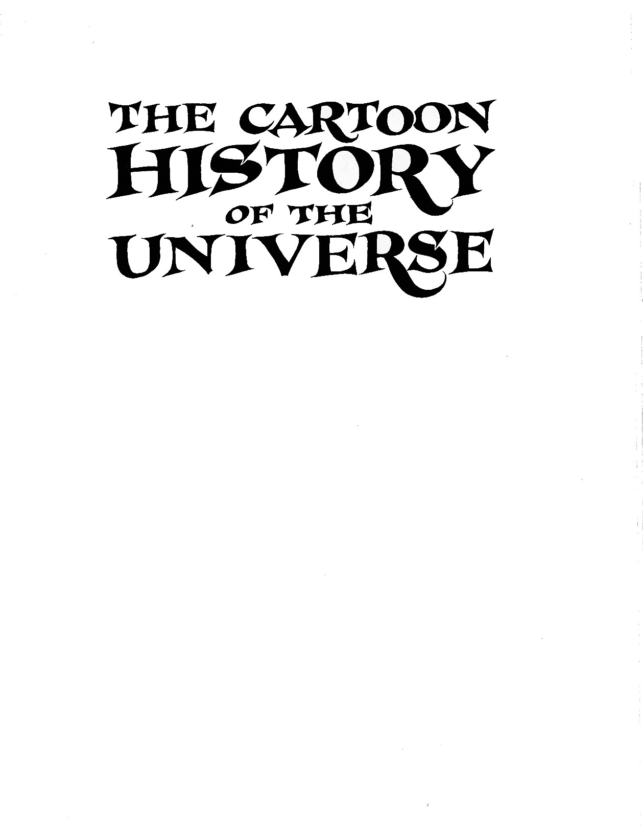 The Cartoon History of the Universe Issue #1 #1 - English 2