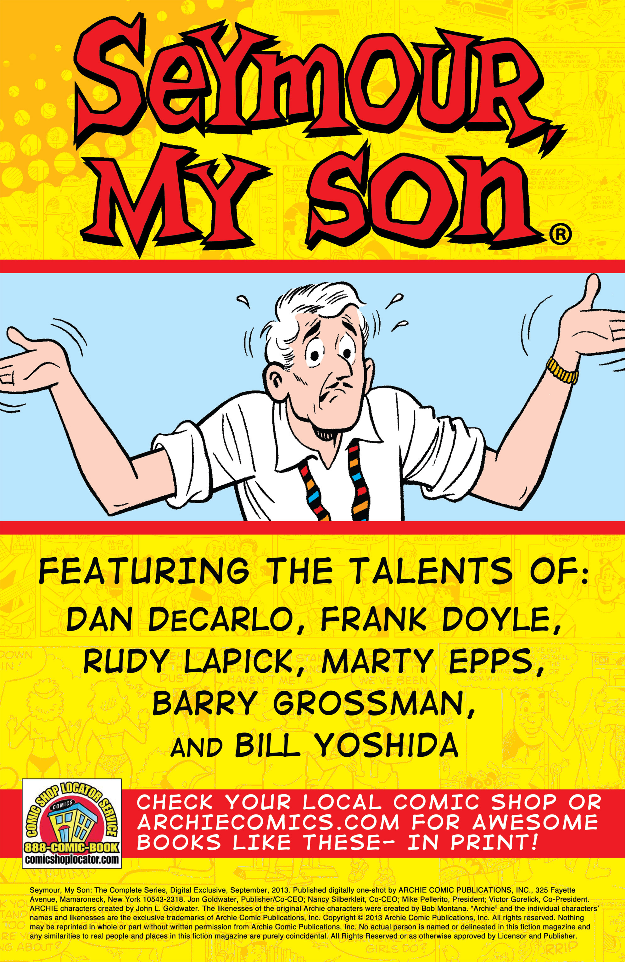 Read online Seymour, My Son: The Complete Series comic -  Issue # Full - 2