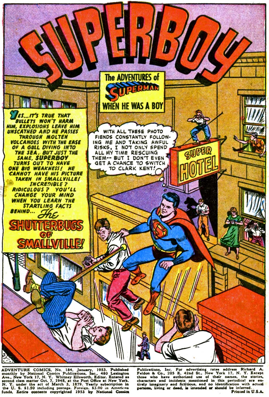 Adventure Comics (1938) issue 184 - Page 3