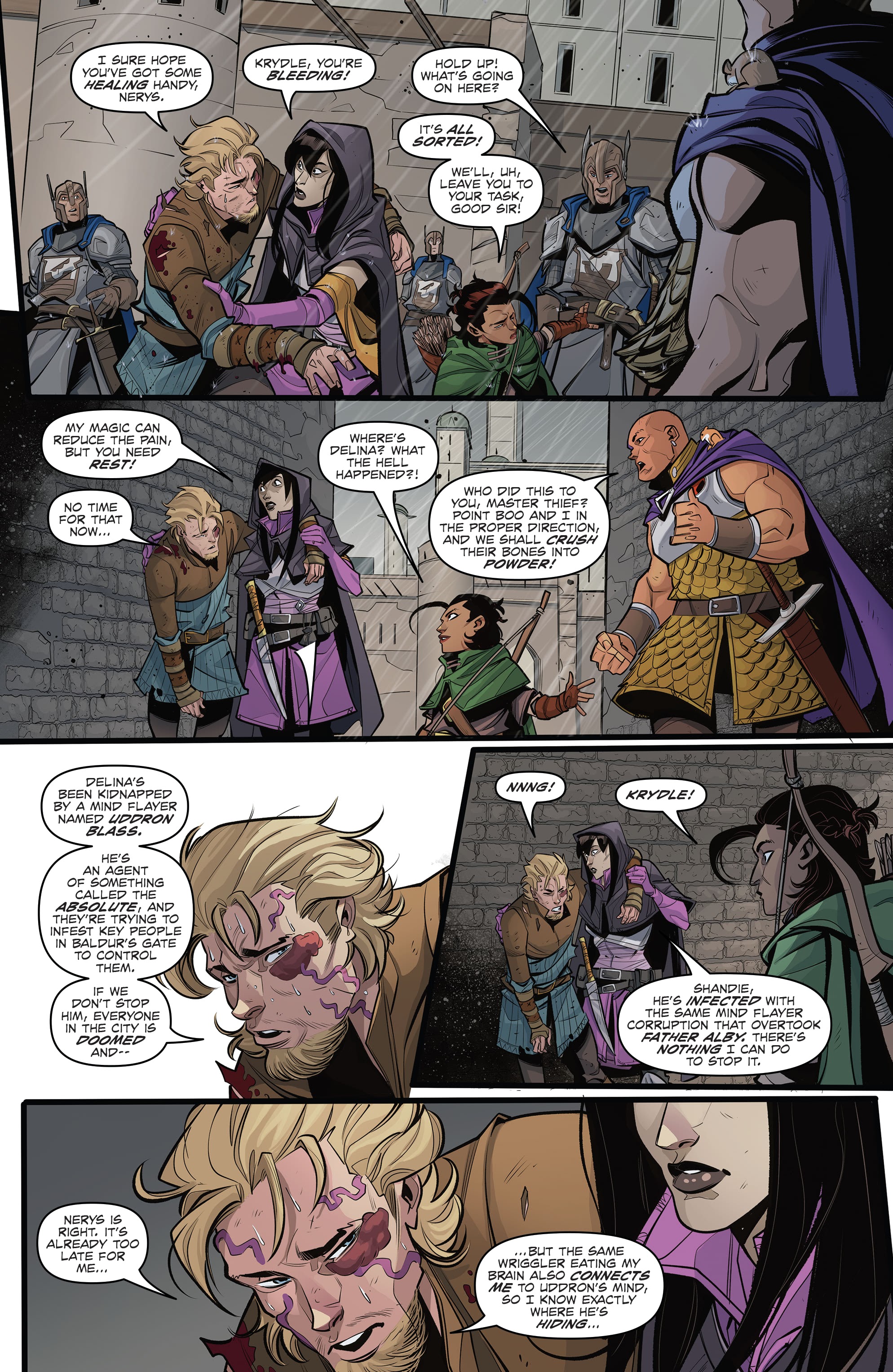 Read online Dungeons and Dragons Mindbreaker comic -  Issue #5 - 5