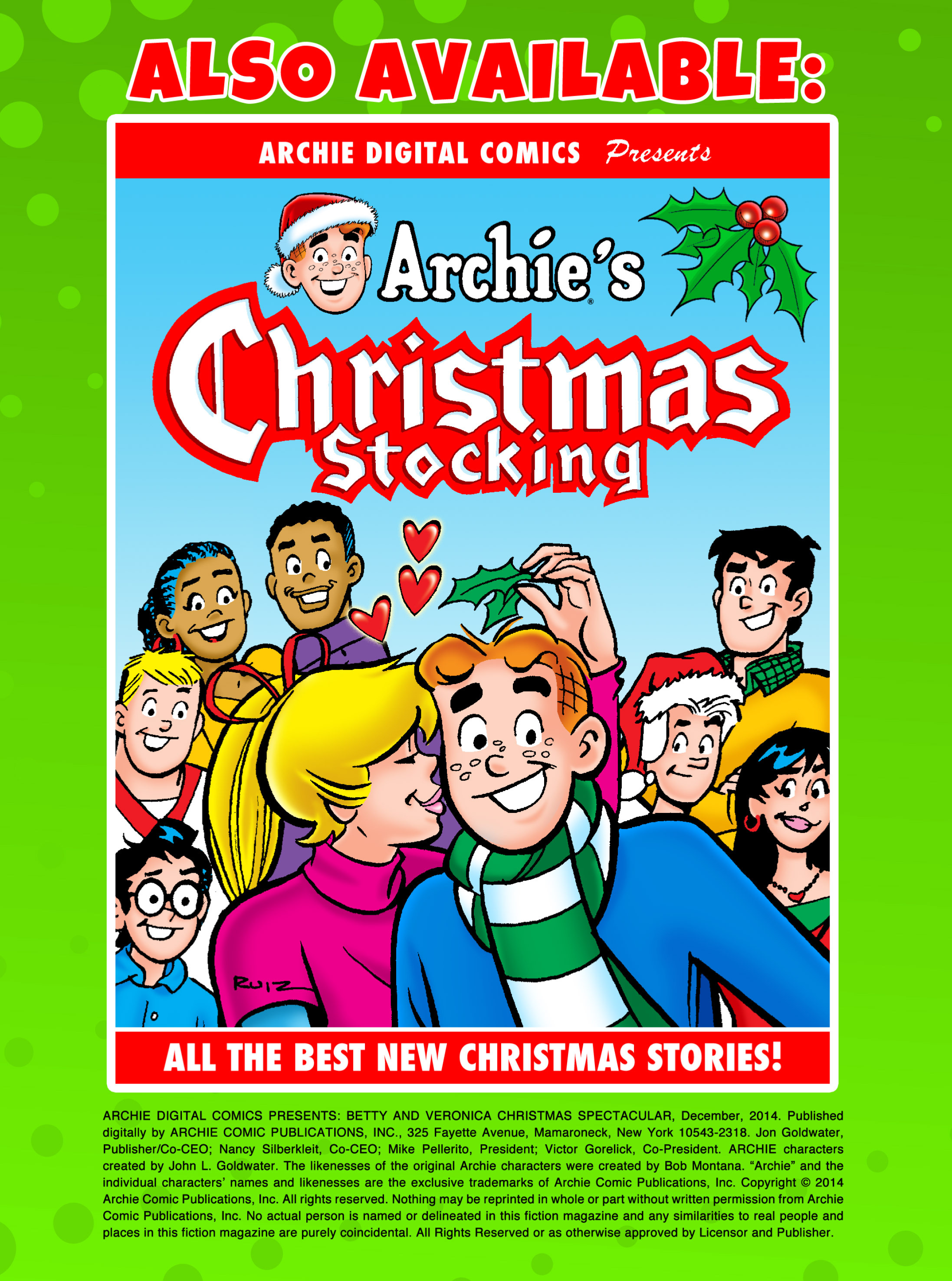 Read online Archie Digital Comics Presents: Betty and Veronica Christmas Spectacular comic -  Issue # Full - 25