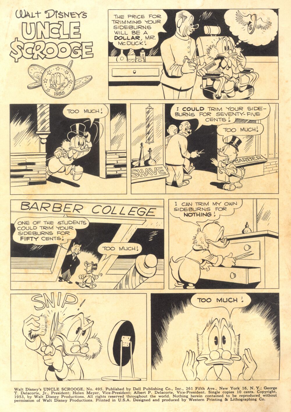 Read online Uncle Scrooge (1953) comic -  Issue #3 - 2