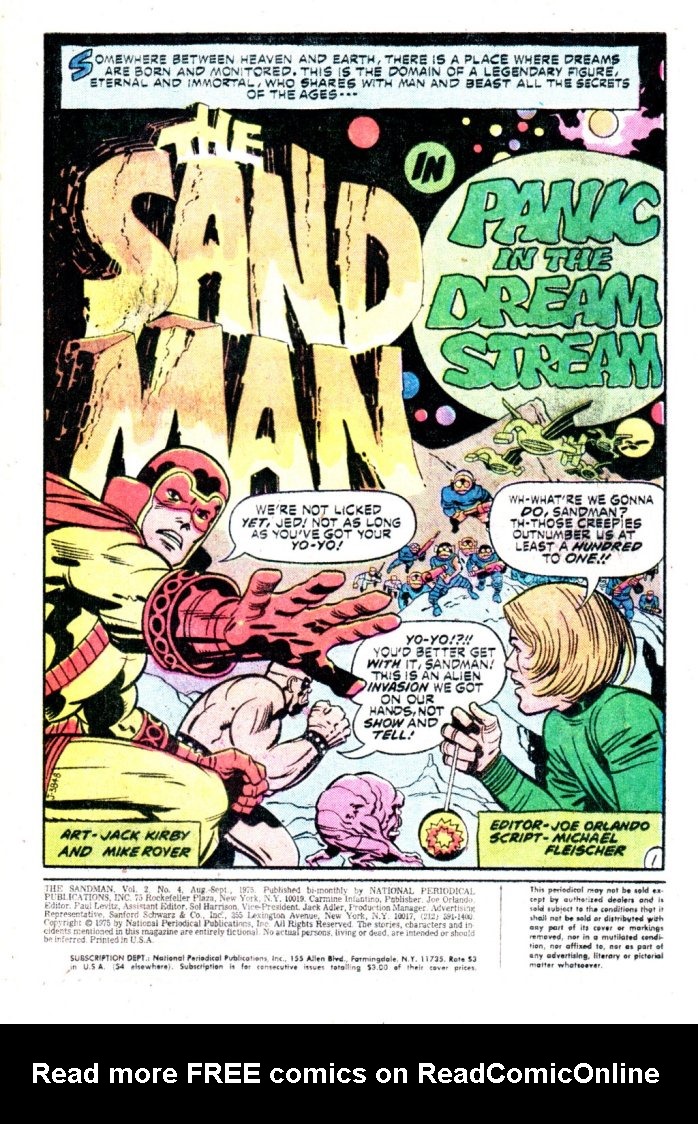 The Sandman (1974) Issue #4 #4 - English 2