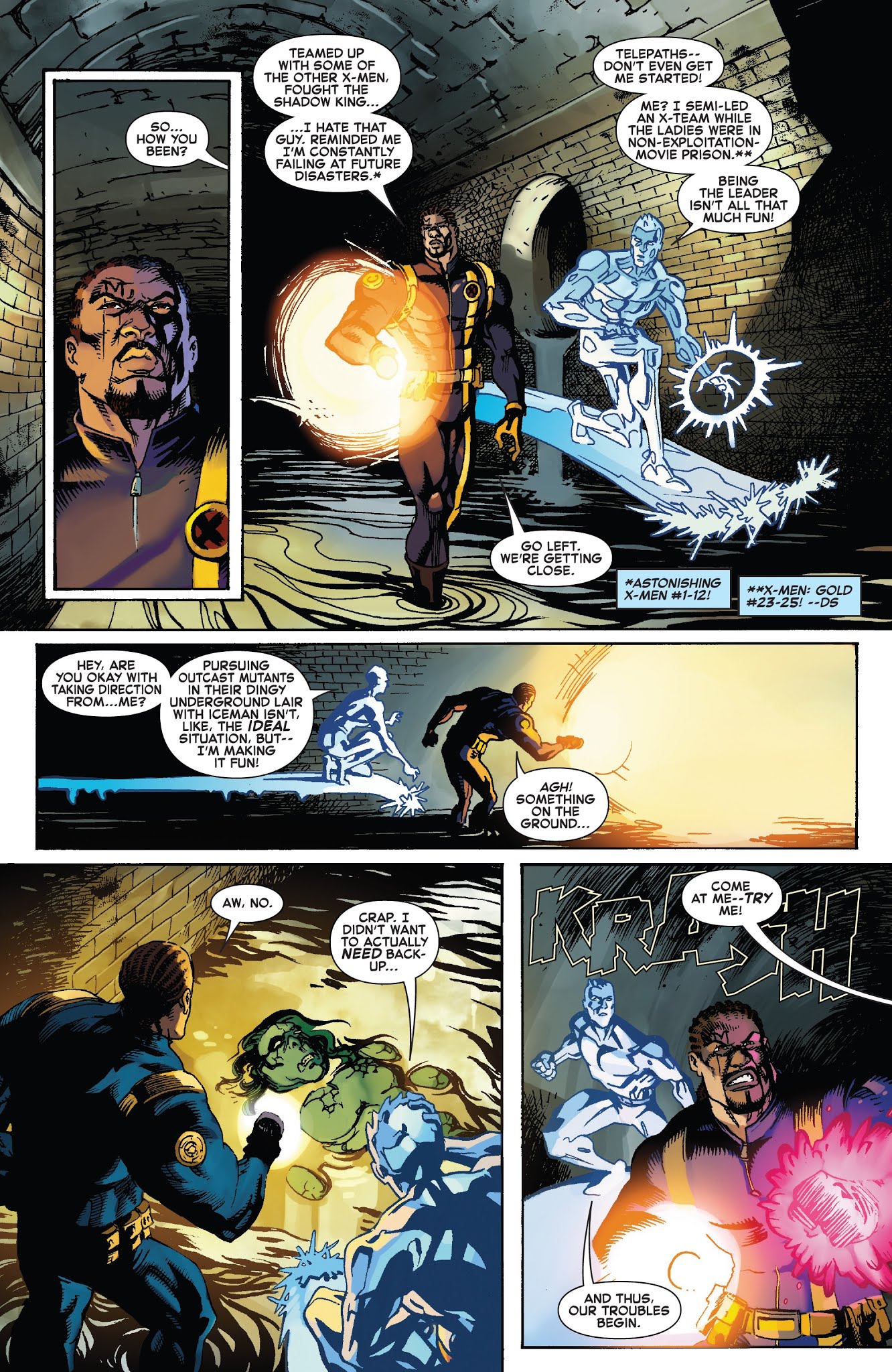 Read online Iceman (2018) comic -  Issue #1 - 8